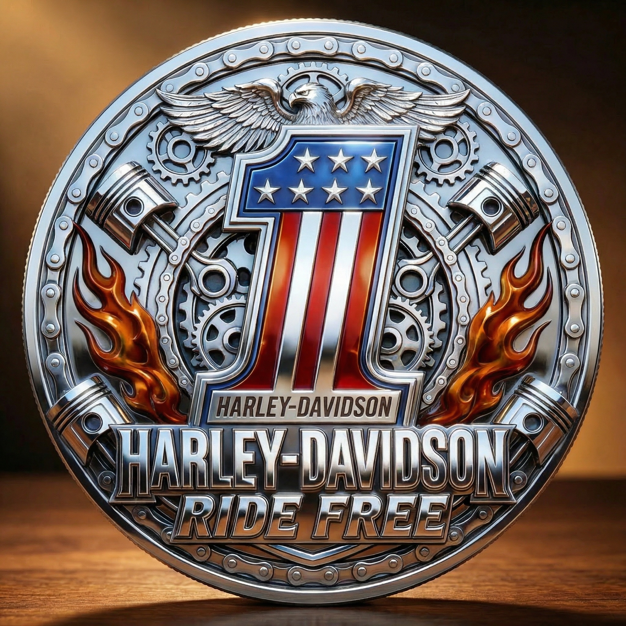 🏆NEW YEAR 60% OFF - ⚡️“Iron Freedom – Ride Free” Commemorative Coin