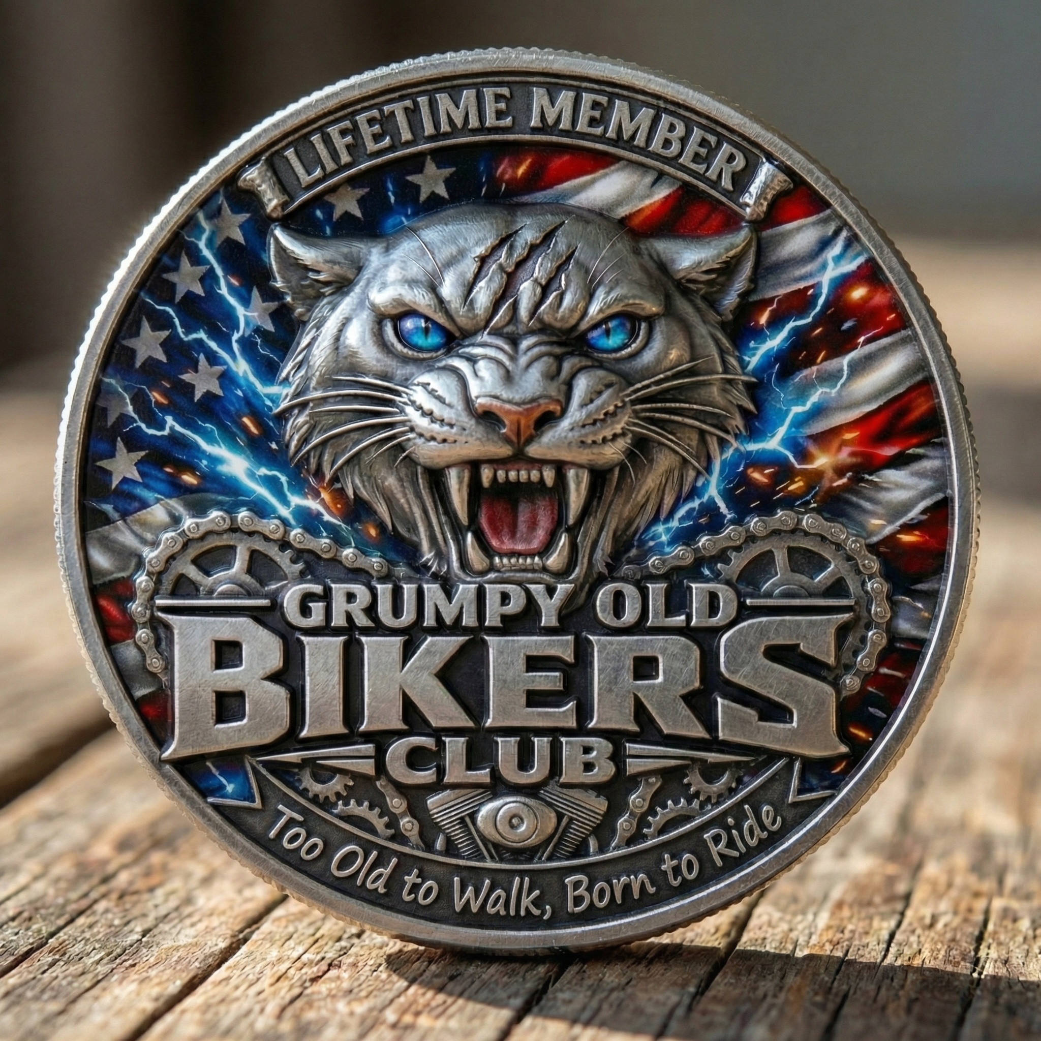 🏆NEW YEAR 60% OFF - Grumpy Old Bikers Commemorative Coin 🏍️🔥