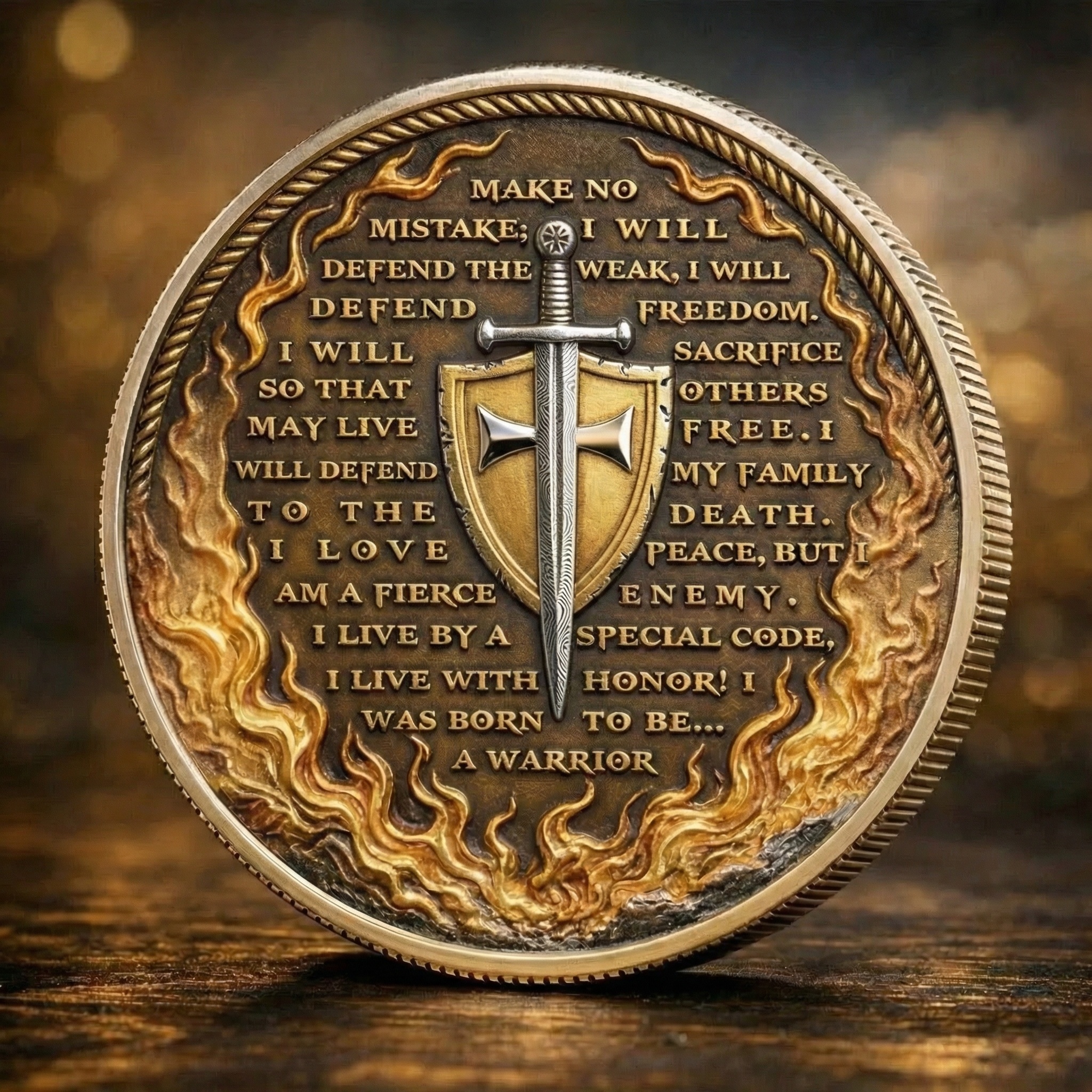 🏆NEW YEAR 60% OFF - Lion of Judah Warrior Commemorative Coin 🦁⚔️