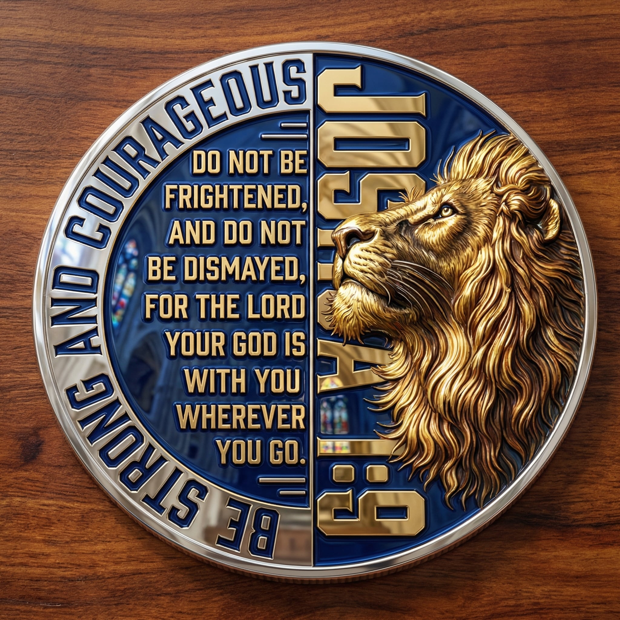 🏆NEW YEAR 60% OFF - Lion & Lamb Faith Commemorative Coin 🪙✝️🦁