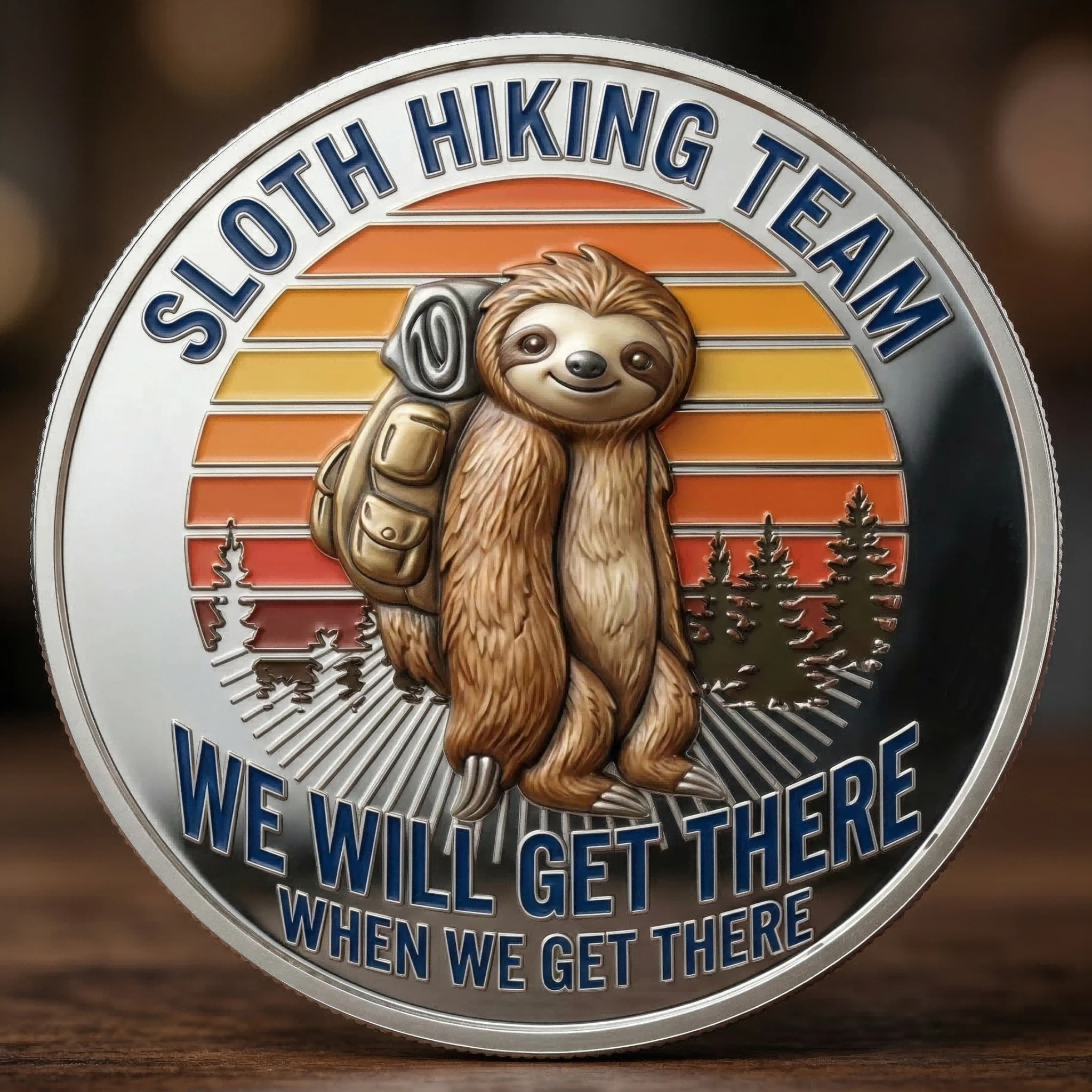🇺🇸USA 250th | 60% OFF - Slow Adventure Sloth Commemorative Coin 🦥🪙🌄