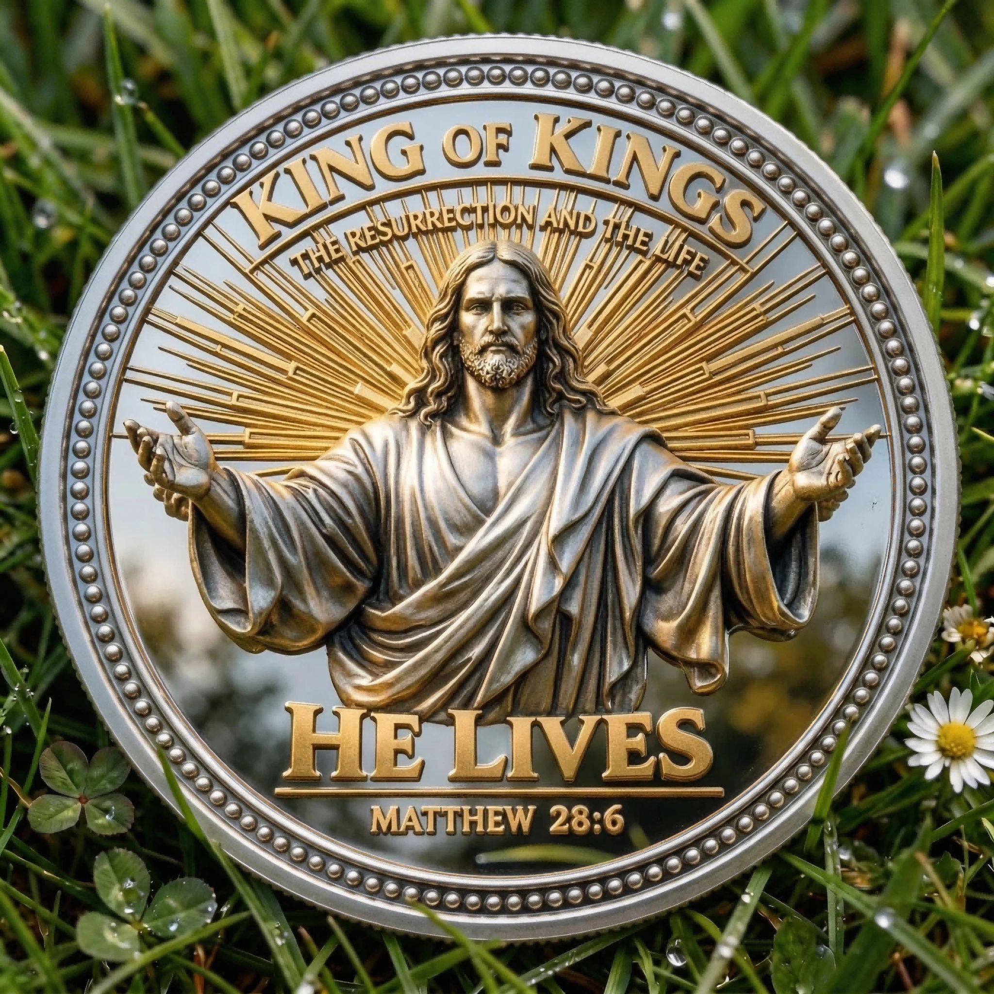⚡️Last Day 49% OFF - Risen Light Faith Commemorative Coin ✝️
