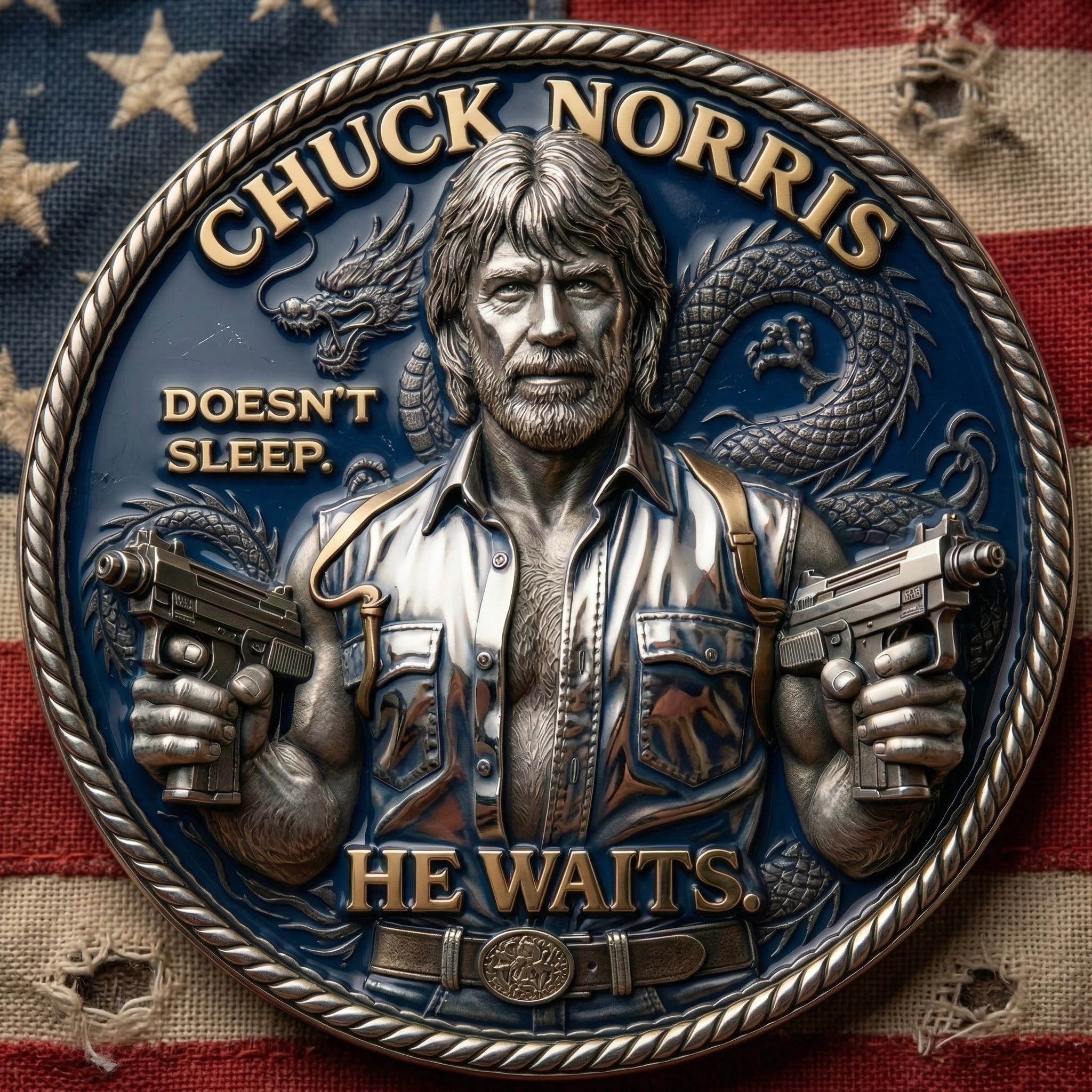 ⚡️Last Day 49% OFF - Chuck Norris Legacy Commemorative Coin👊