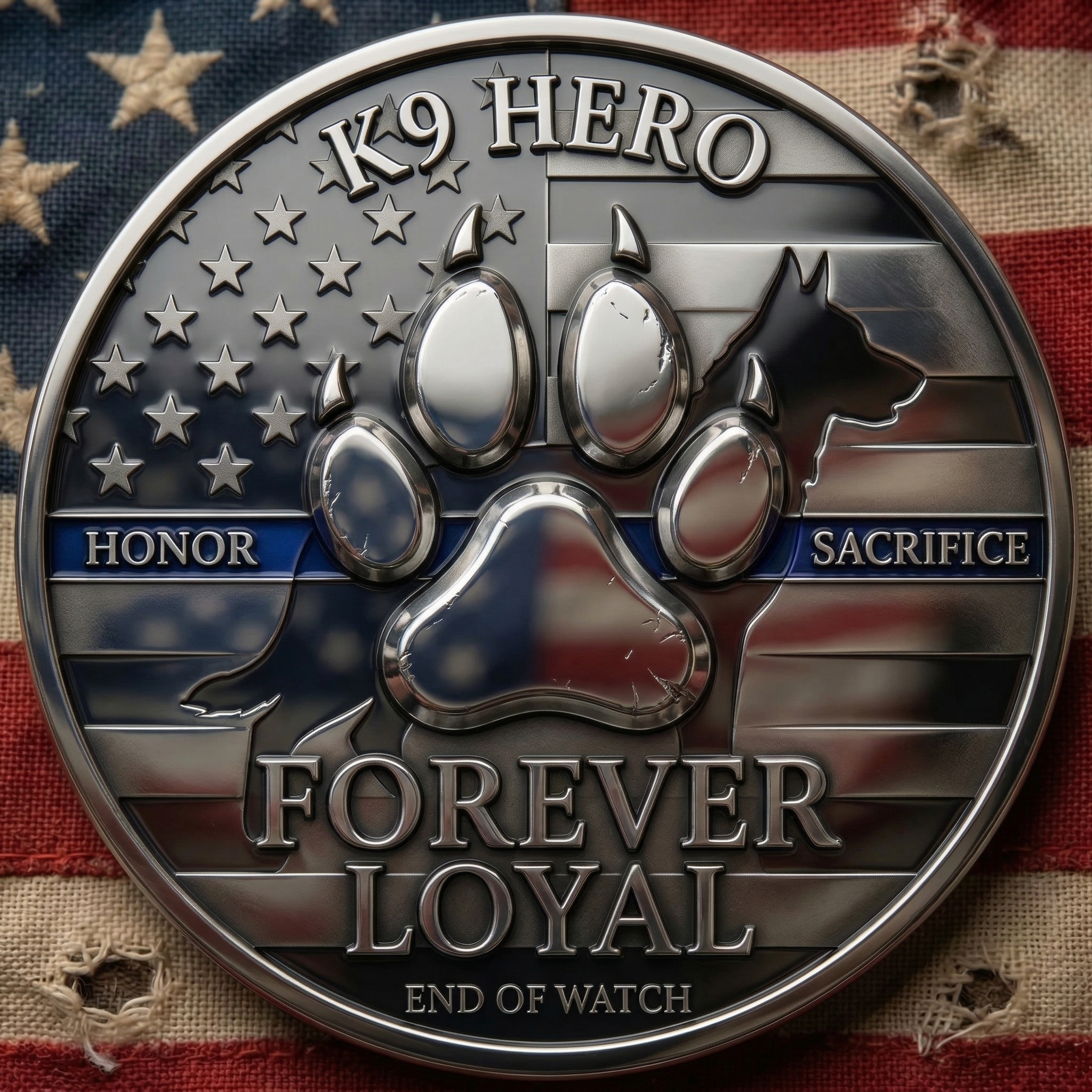 ⚡️Last Day 49% OFF - K9 Hero Memorial Commemorative Coin 🐾