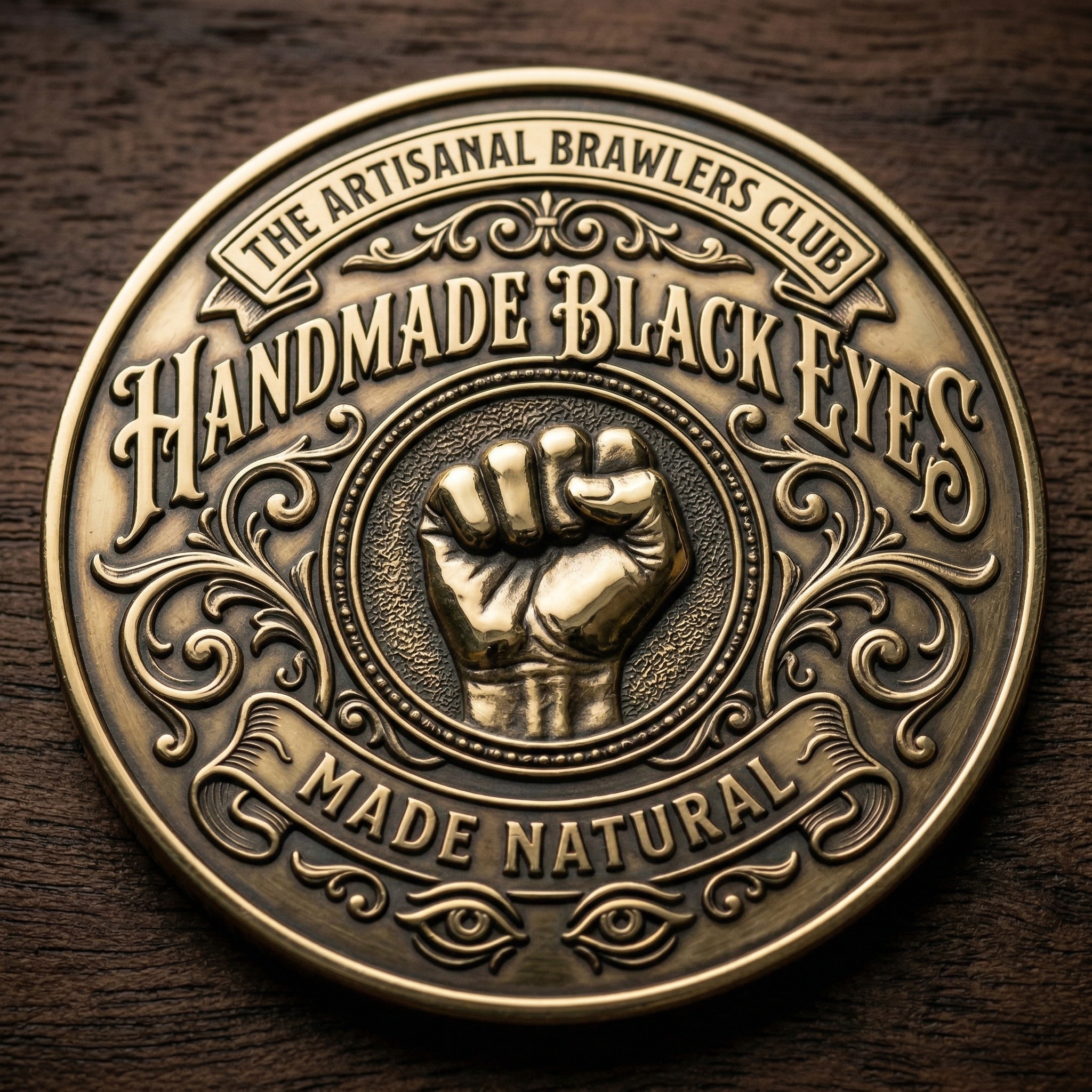 ⚡️Last Day 49% OFF - Handmade Black Eyes Club Commemorative Coin 🥊