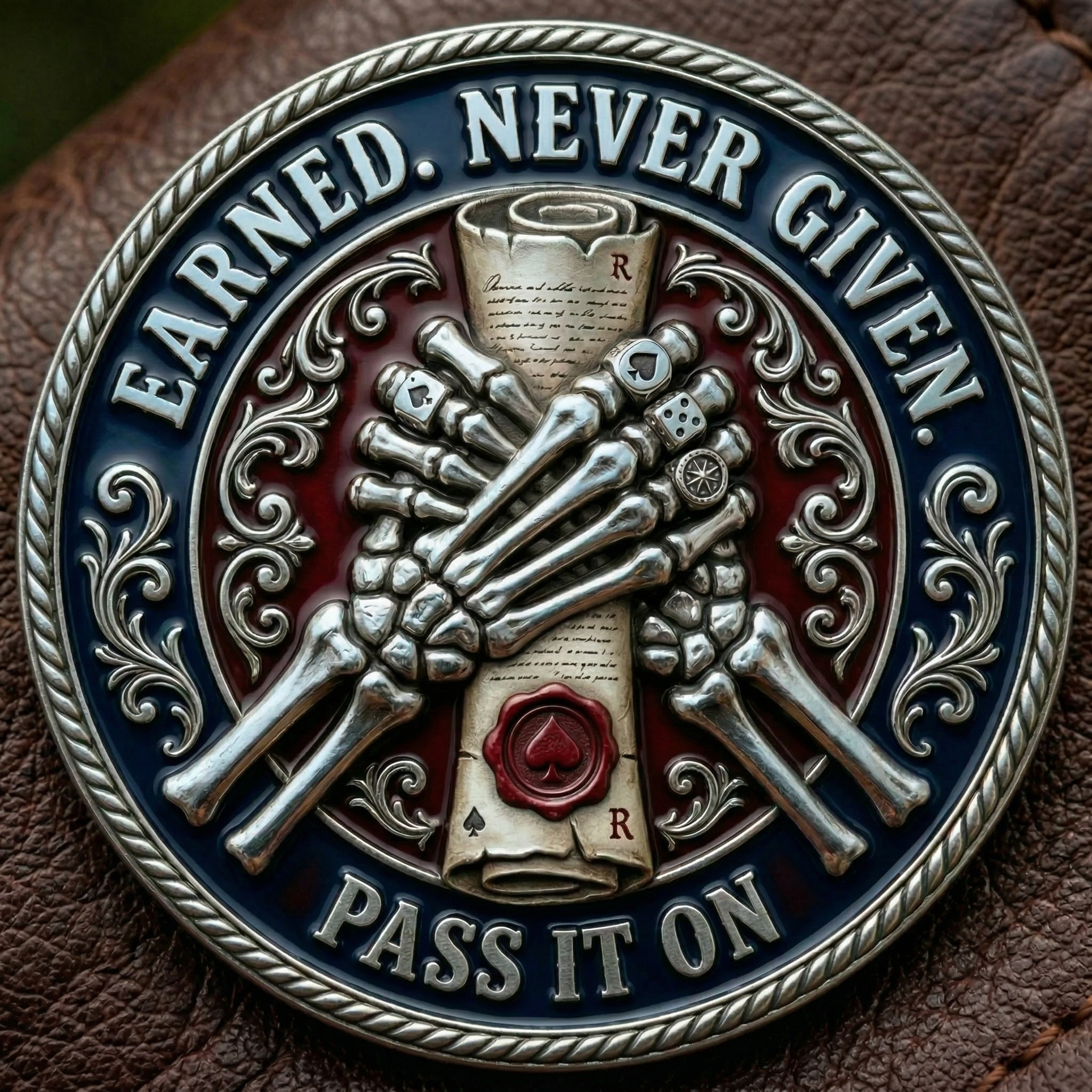 ⚡️Last Day 49% OFF - Old School Respect Commemorative Coin 💀