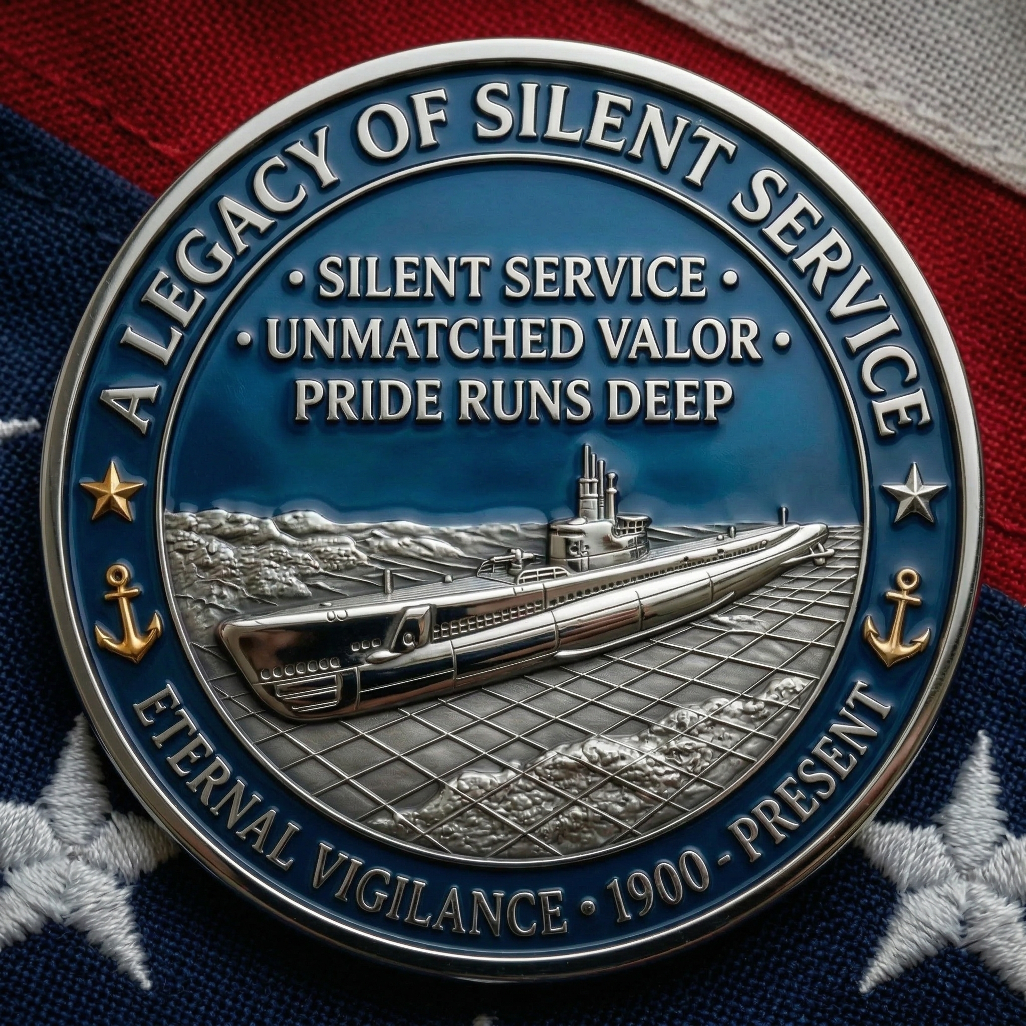 ⚡️Last Day 49% OFF - Silent Service Legacy Commemorative Coin ⚓