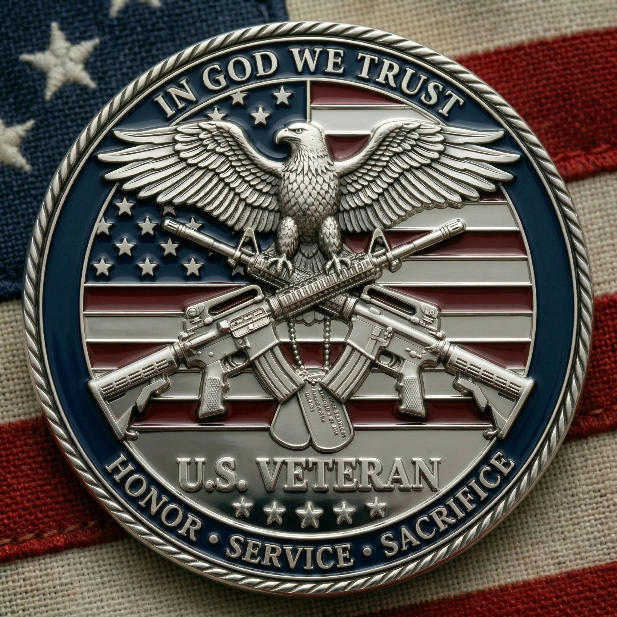 ⚡️Last Day 49% OFF - U.S. Veteran Freedom Anniversary Coin 🇺🇸