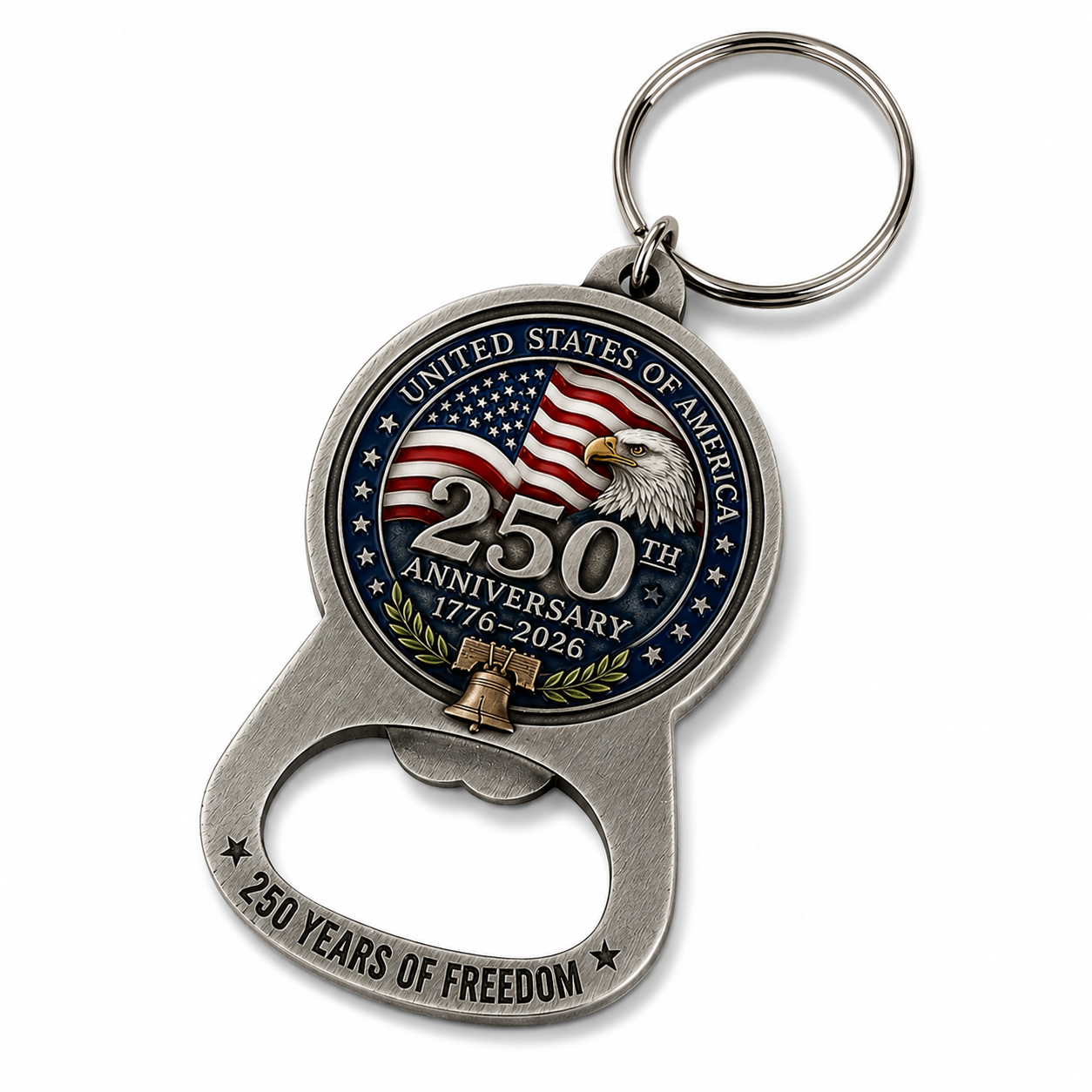 250th Anniversary Bottle Opener Keychain