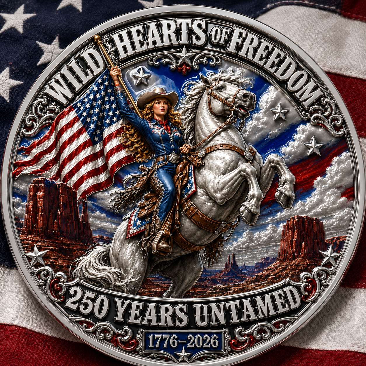 Wild Hearts of Freedom Coin