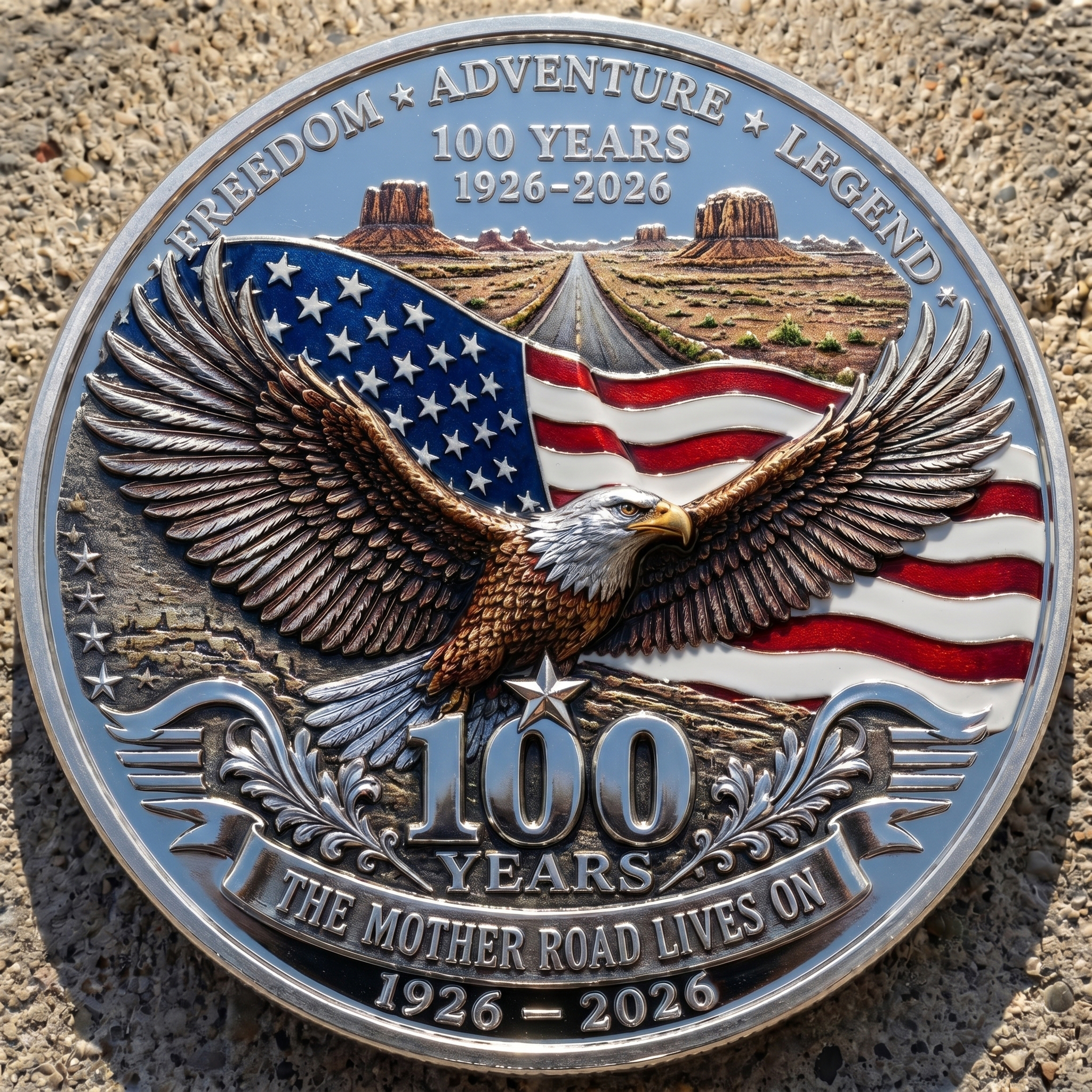 Route 66 100th Anniversary Coin
