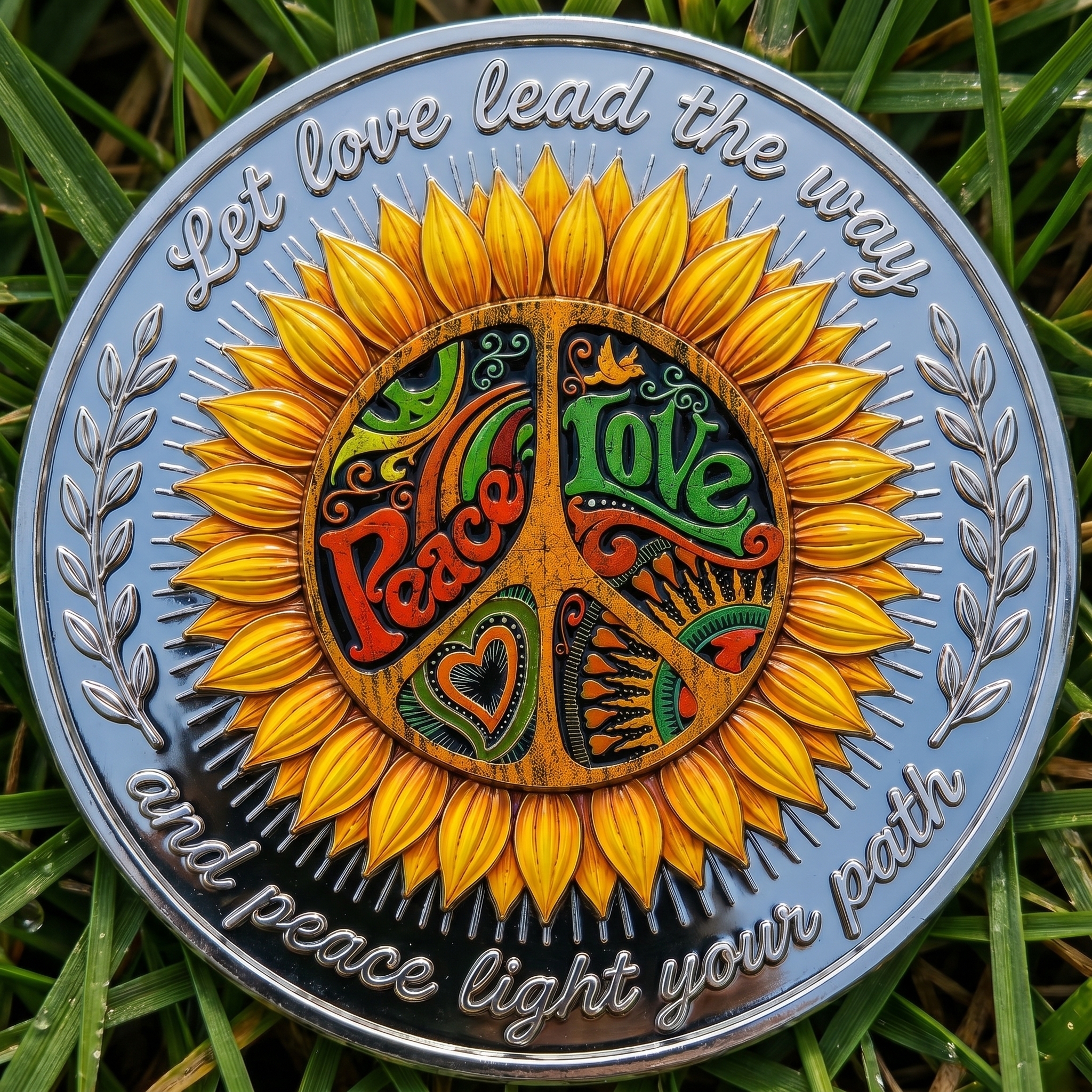 The Sun Will Rise Peace & Love Coin