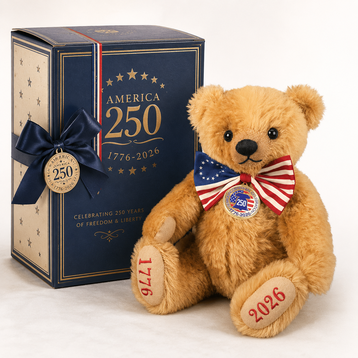 America 250 Commemorative Teddy Bear