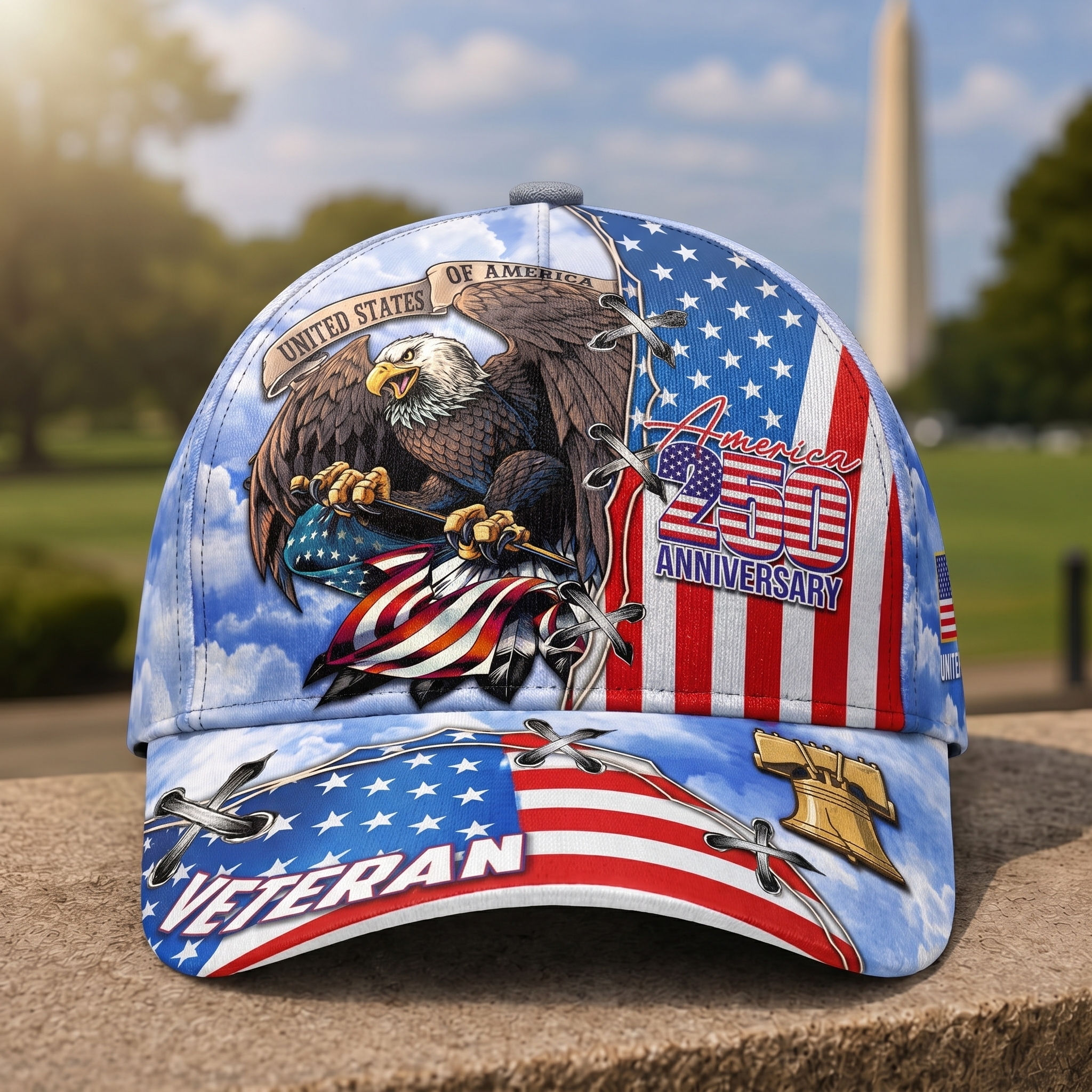 America 250 Veteran Eagle Cap
