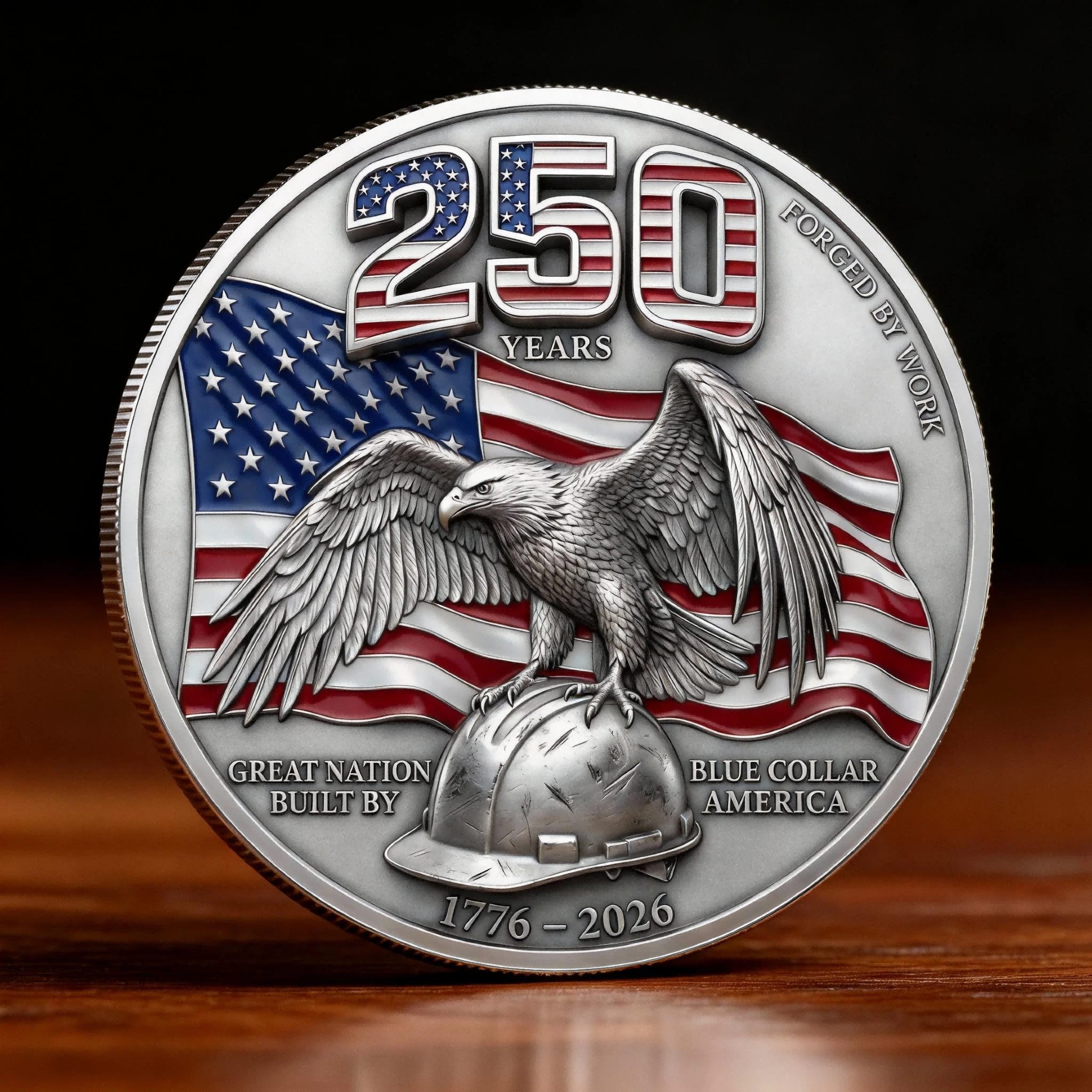 🏆NEW YEAR 60% OFF - 🔨 “250 Years of Blue Collar America” Commemorative Coin