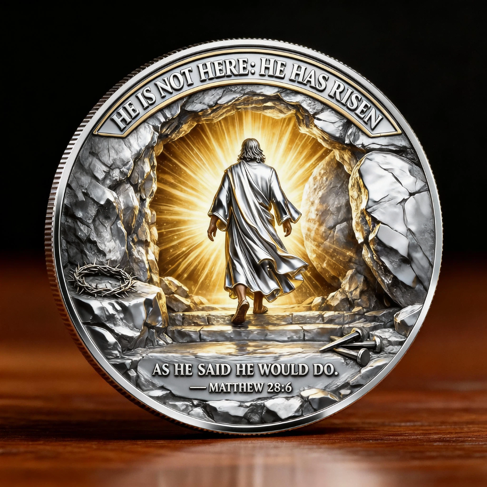 🏆NEW YEAR 60% OFF - ❤️“No Greater Love” Resurrection Commemorative Coin