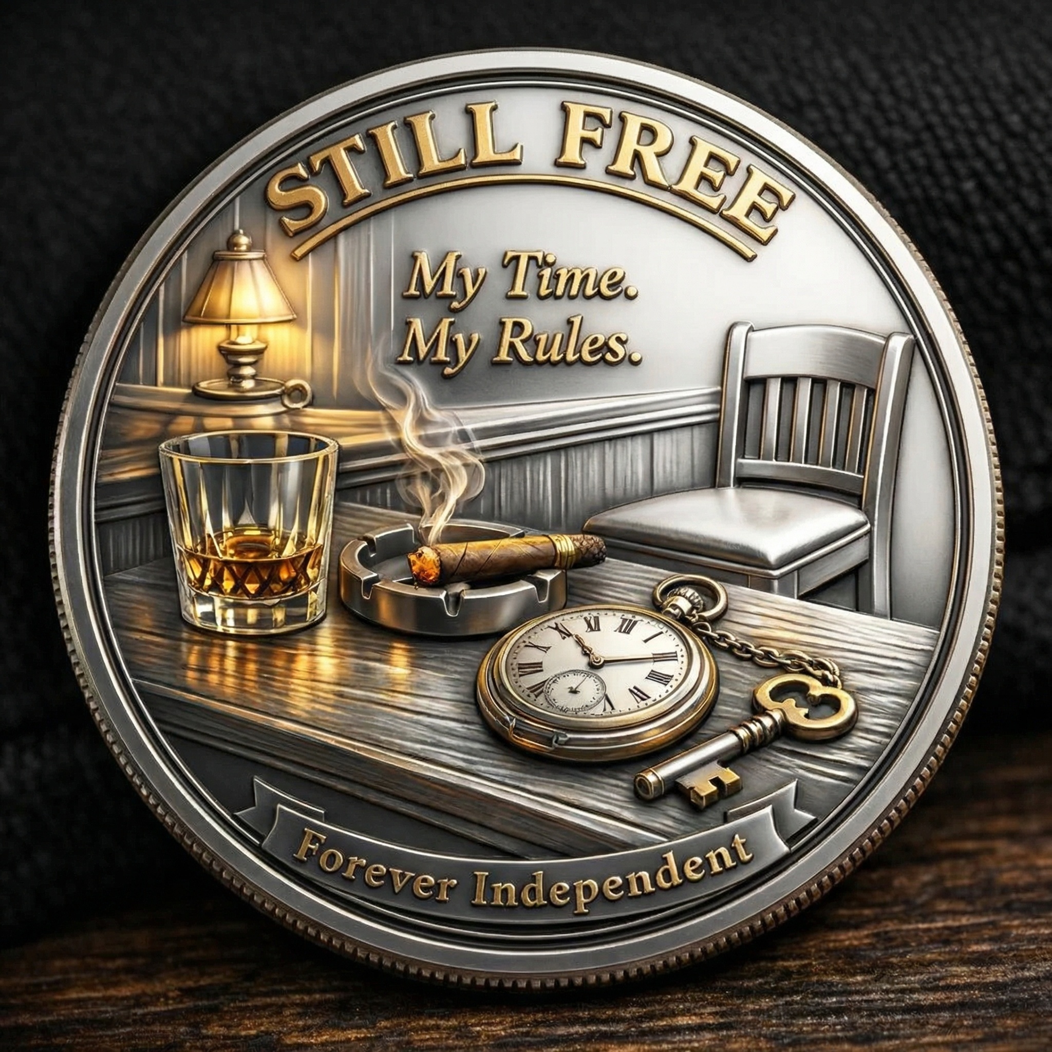 🍺Still Free – Old Bachelor Club Coin