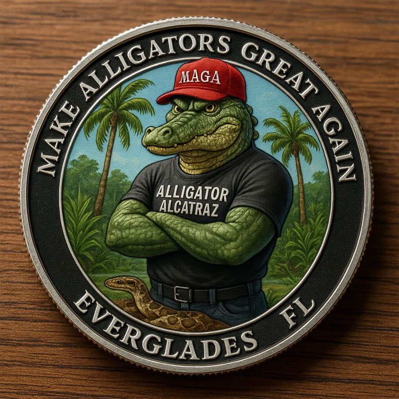 🏆Flash Sale 60% OFF - 🍟🐊Alligator Alcatraz Coin