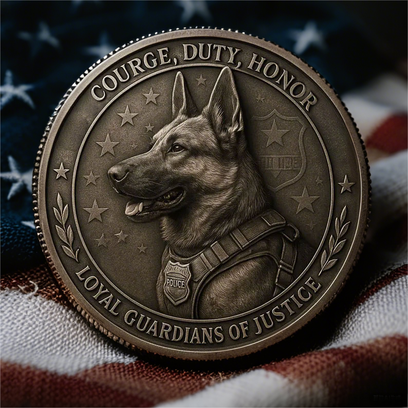🏆Flash Sale 60% OFF - 🦮🎖️K9 Commemoration Coin: Honor the Heroes of the Force