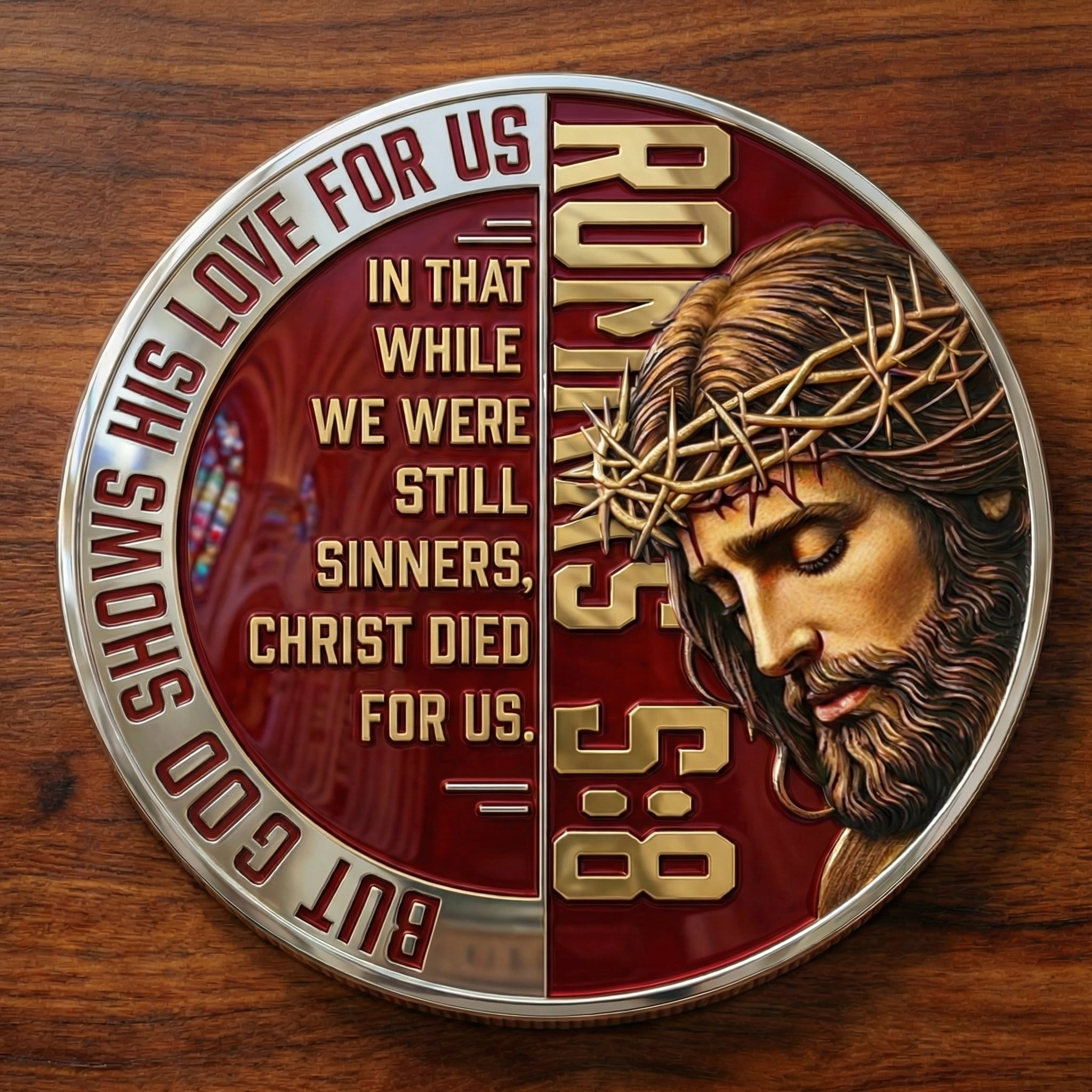 🏆NEW YEAR 60% OFF - Lion & Lamb Faith Commemorative Coin 🪙✝️🦁