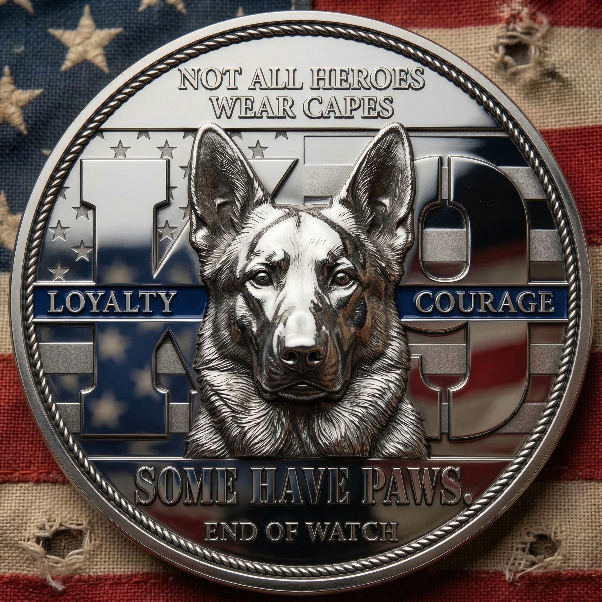 ⚡️Last Day 49% OFF - K9 Hero Memorial Commemorative Coin 🐾