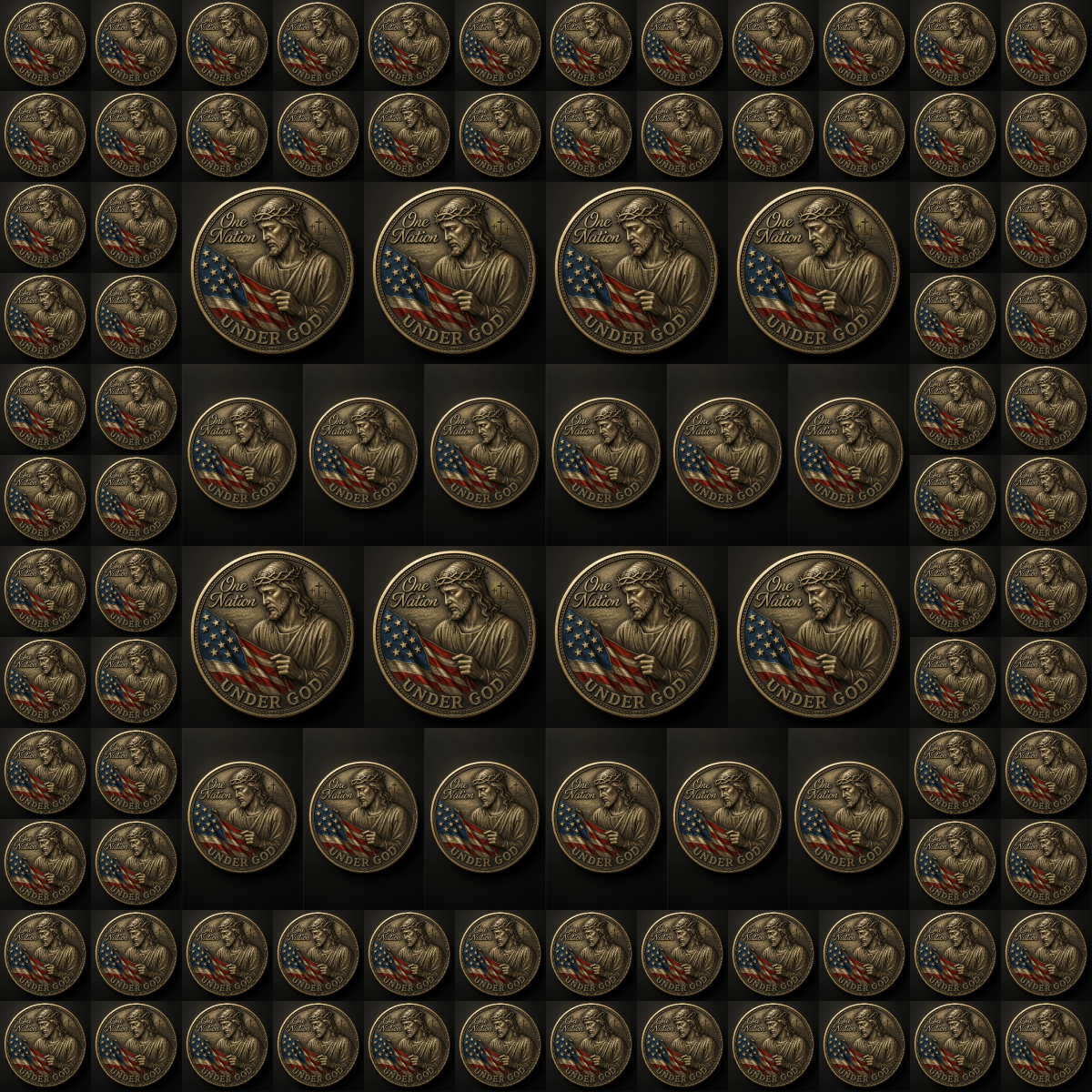 ✝️ “One Nation Under God” – Faith & Freedom Commemorative Coin 🇺🇸