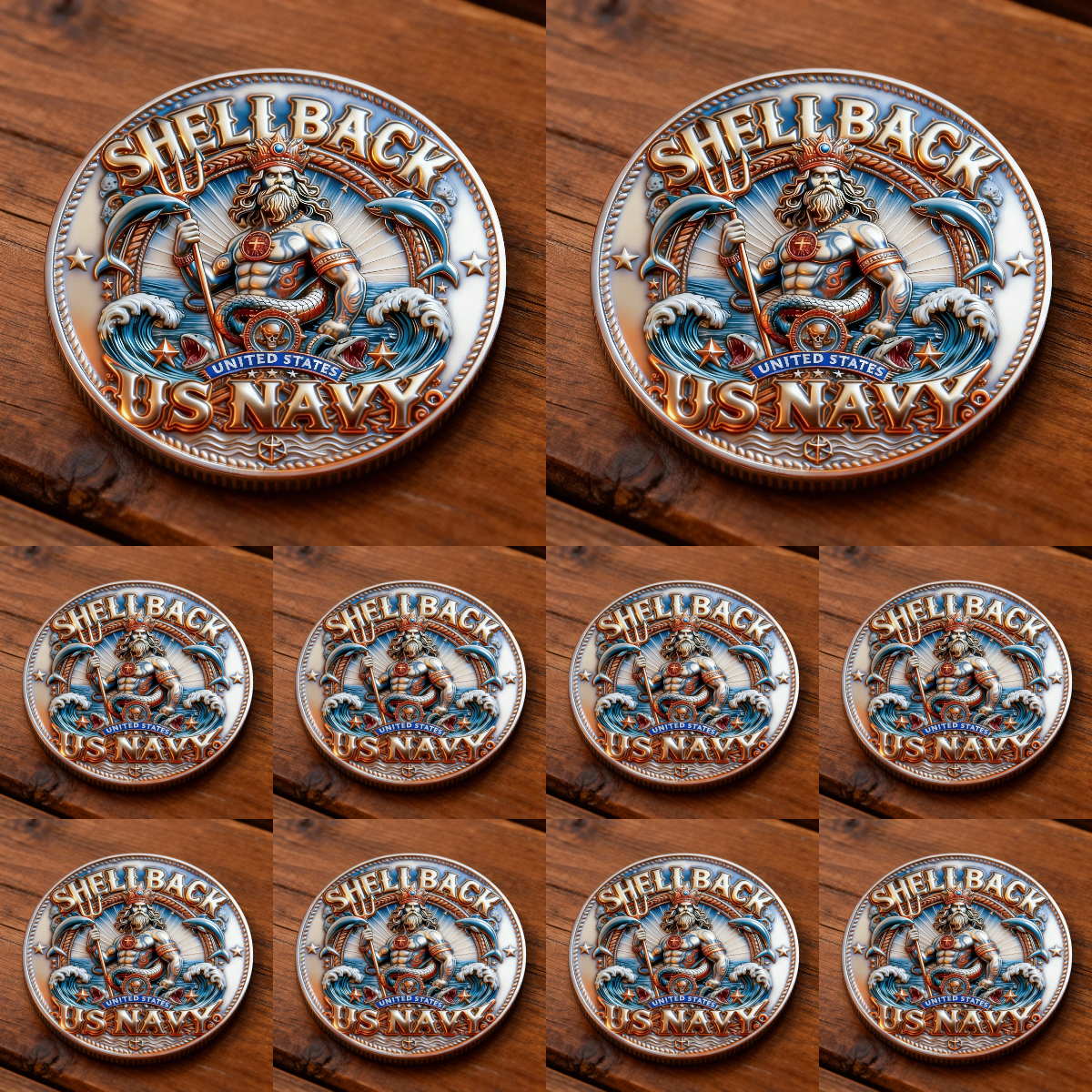 🏆Black Friday 60% OFF - 🇺🇸 US Navy Shellback Commemorative Coin