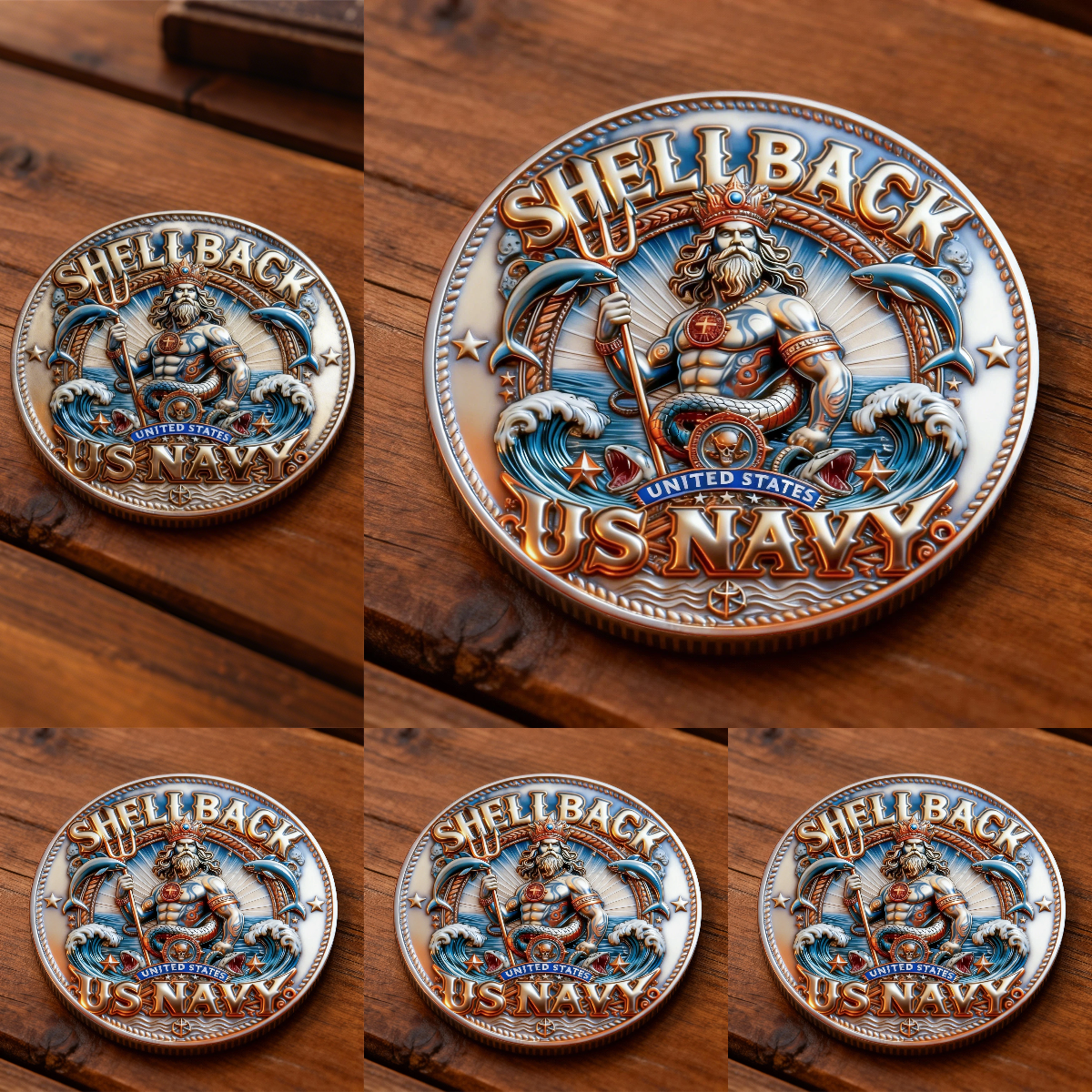 🏆Black Friday 60% OFF - 🇺🇸 US Navy Shellback Commemorative Coin