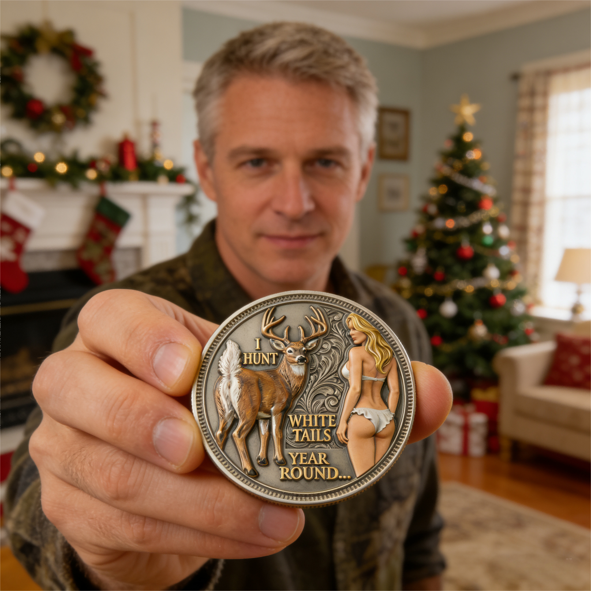 🎄CHRISTMAS 60% OFF - 🦌Big Rack Hunter Commemorative Coin