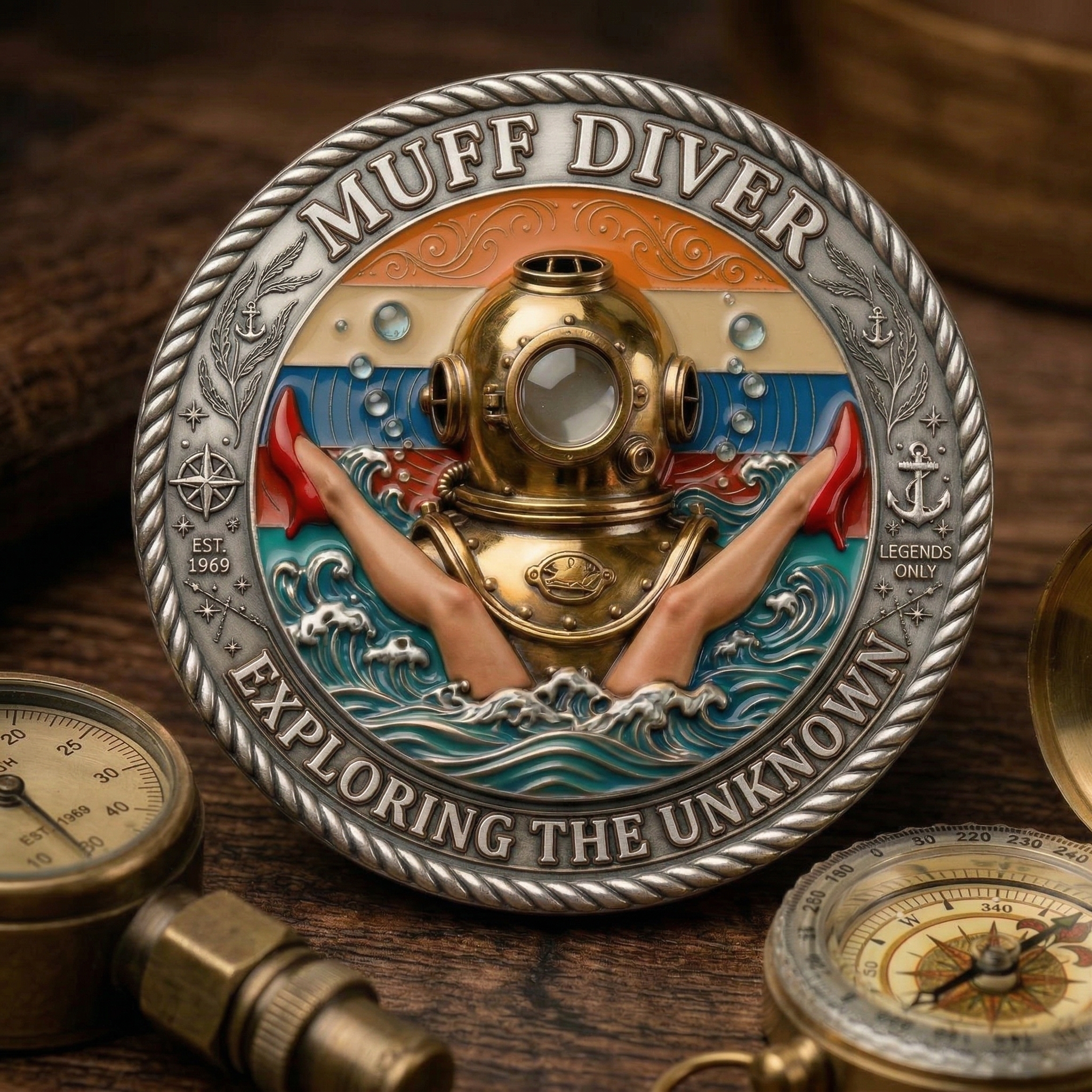 ⚡️Last Day 49% OFF - Muff Diver Explorer Commemorative Coin 🌊