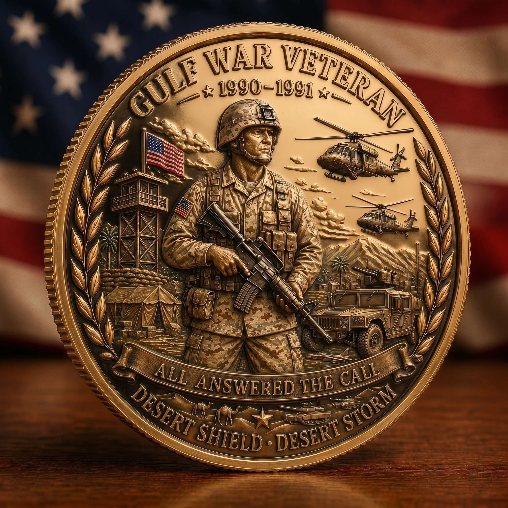 Gulf War Veteran Commemorative Coin
