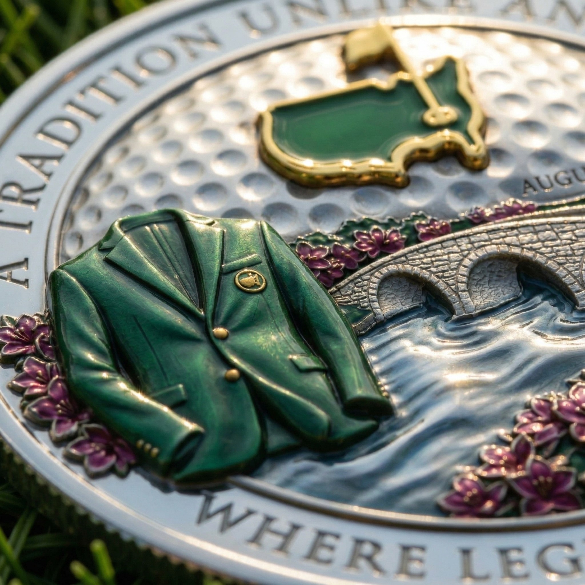 ⛳️Augusta Masters Legacy 3D Engraved Challenge Coin