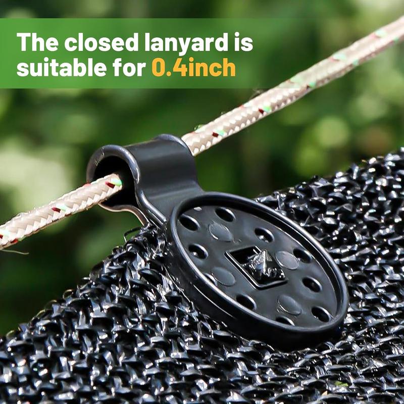Product Introduction of 50 Piece Awning Fabric Heavy Duty Locking Clip, Reusable Windproof Awning Fixture Tarp Plastic Clip, Removable Garden Netting Awning Fabric Retaining Clip Clip 4