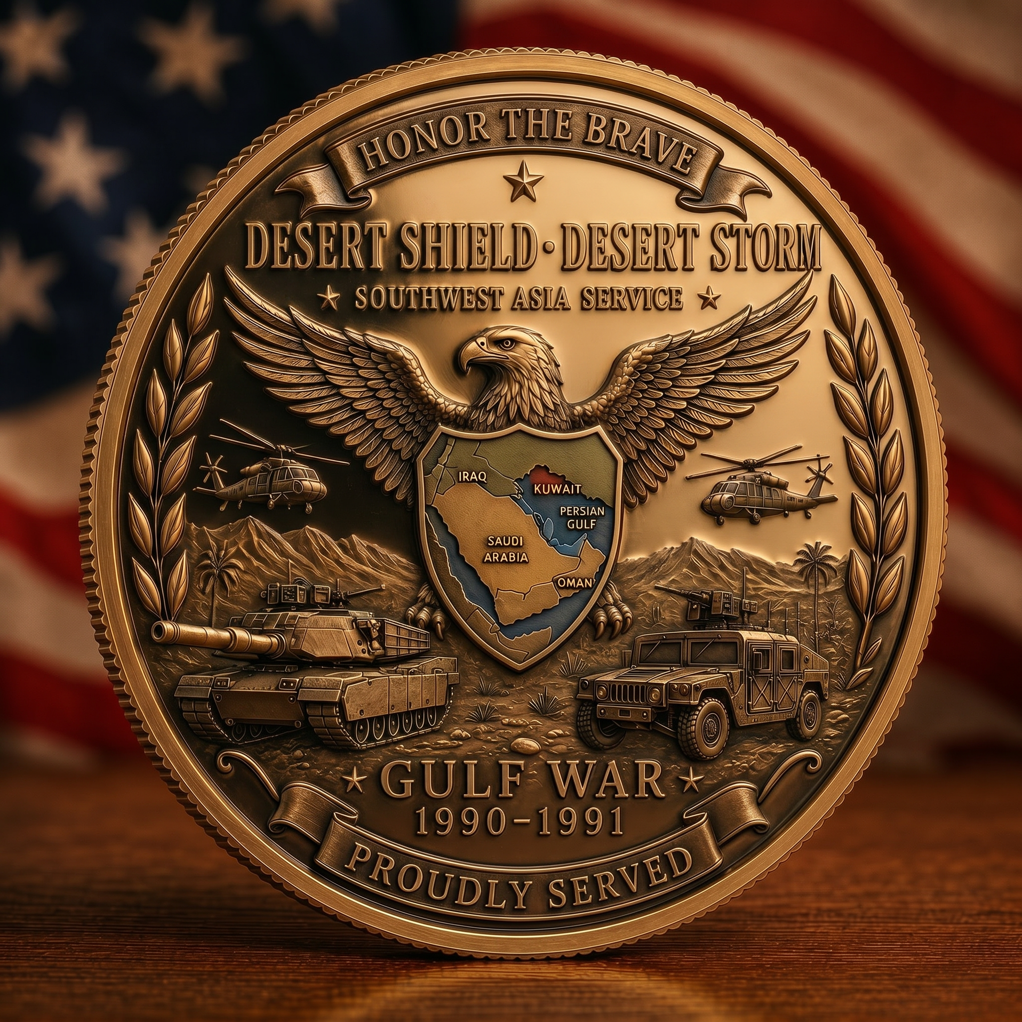 Gulf War Veteran Commemorative Coin