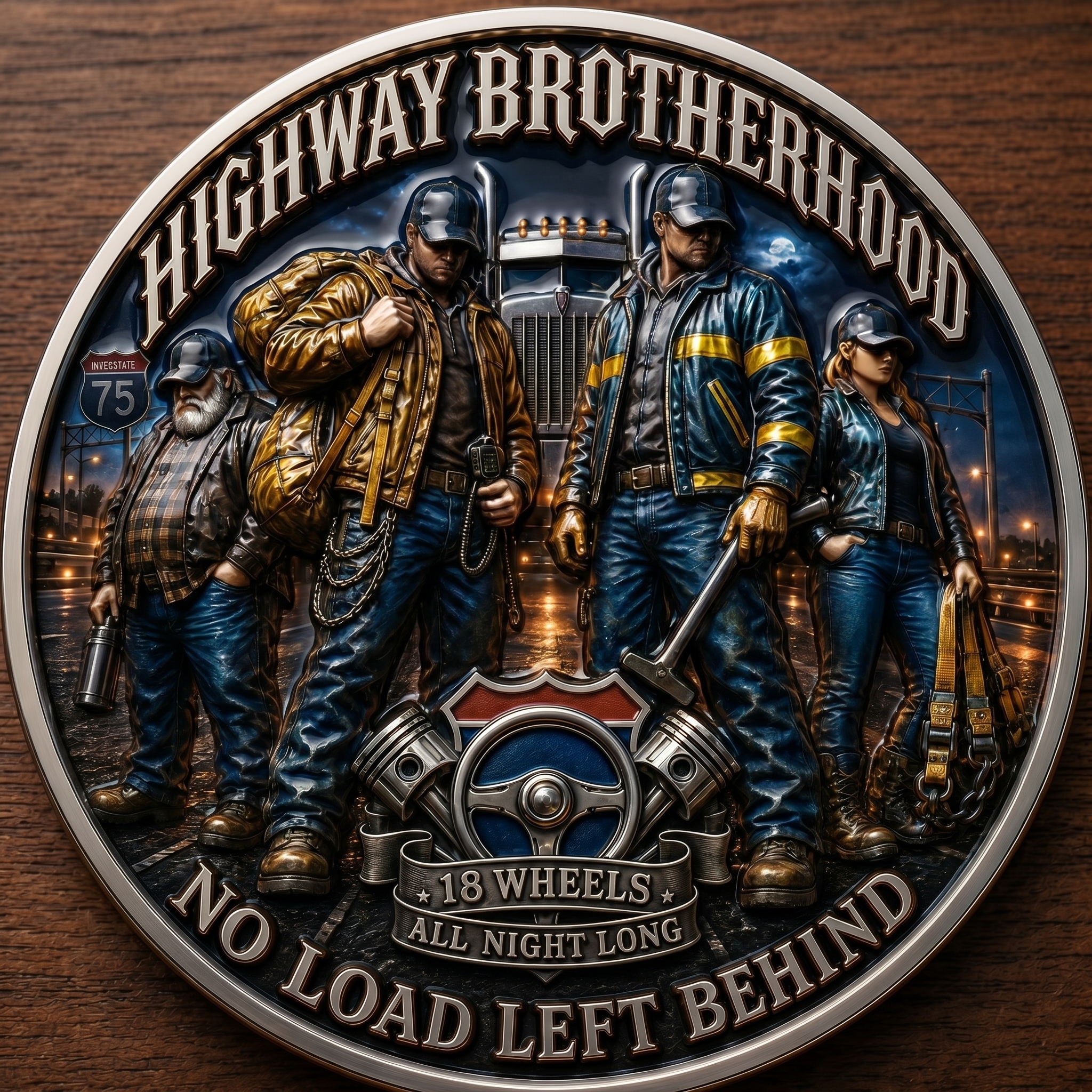 Highway Brotherhood Road Warriors Coin