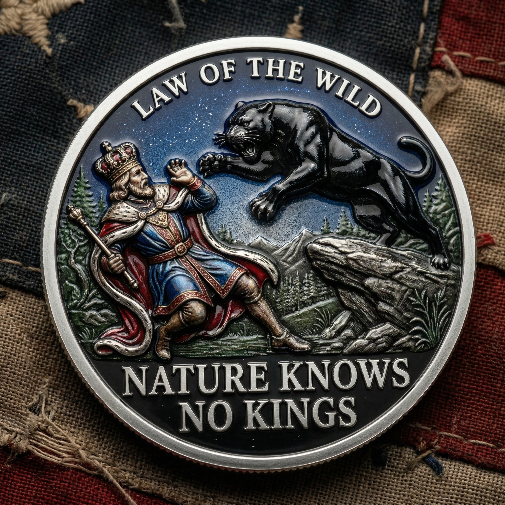 ⚡️Last Day 49% OFF - Law of the Wild Commemorative Coin 🌿🐾
