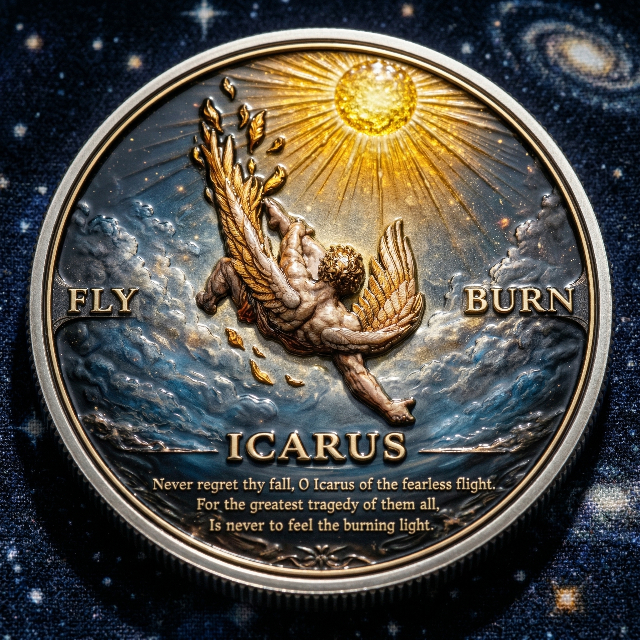 🪶Icarus Rising Phoenix Challenge Coin