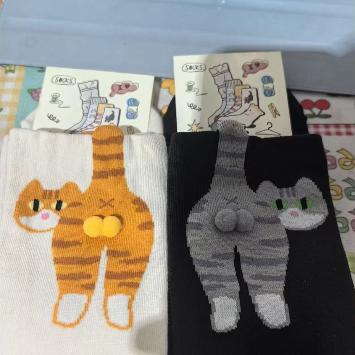 🔥Flash Sale 60% OFF - 🐱Funny Cat Balls Socks