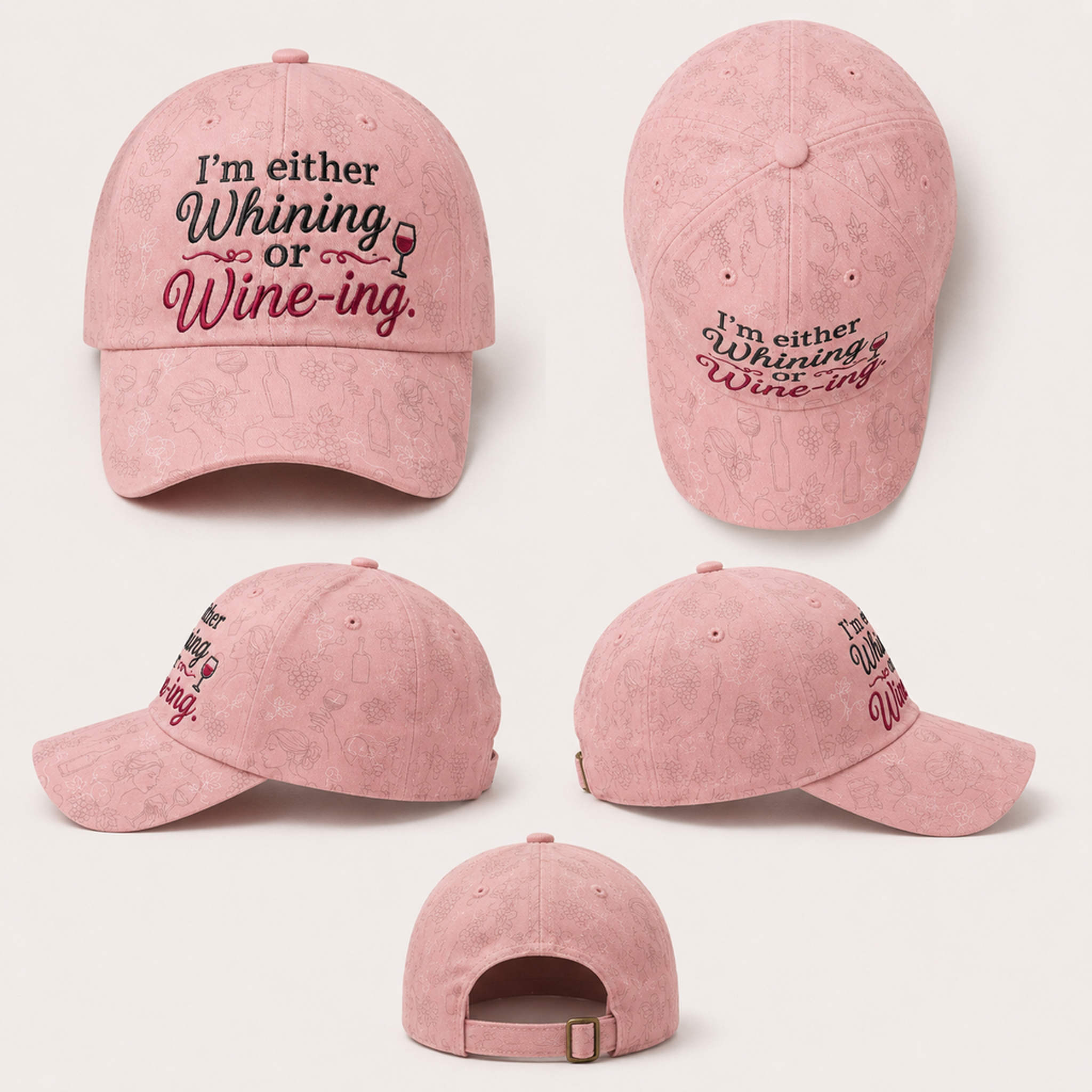 Flash Sale 49% OFF - Whining or Wine-ing Cap