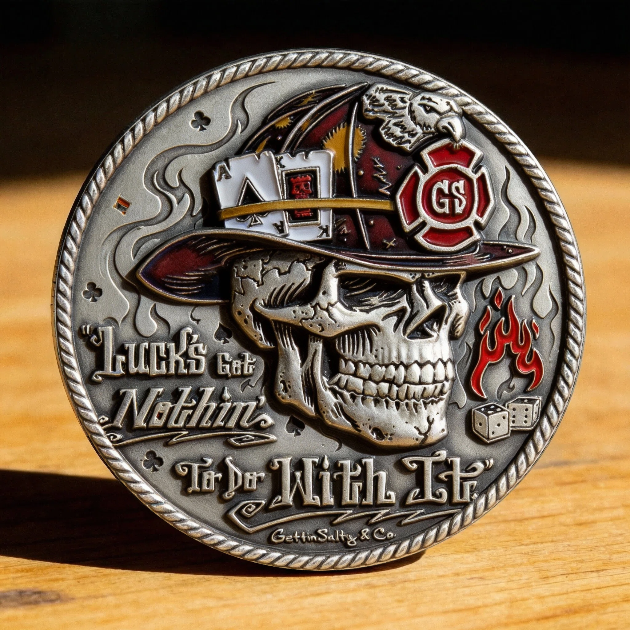 🏆NEW YEAR 60% OFF - 🧯First In, Last Out Firefighter Brotherhood Commemorative Coin