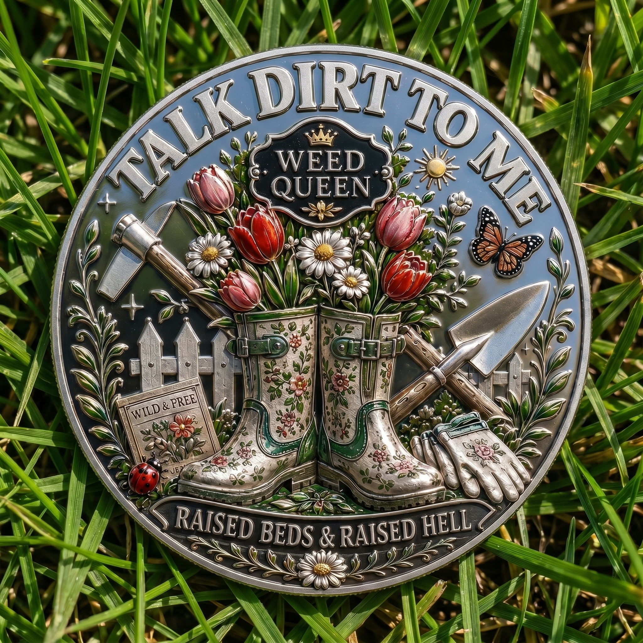 Dirty Hoe Garden Club Coin