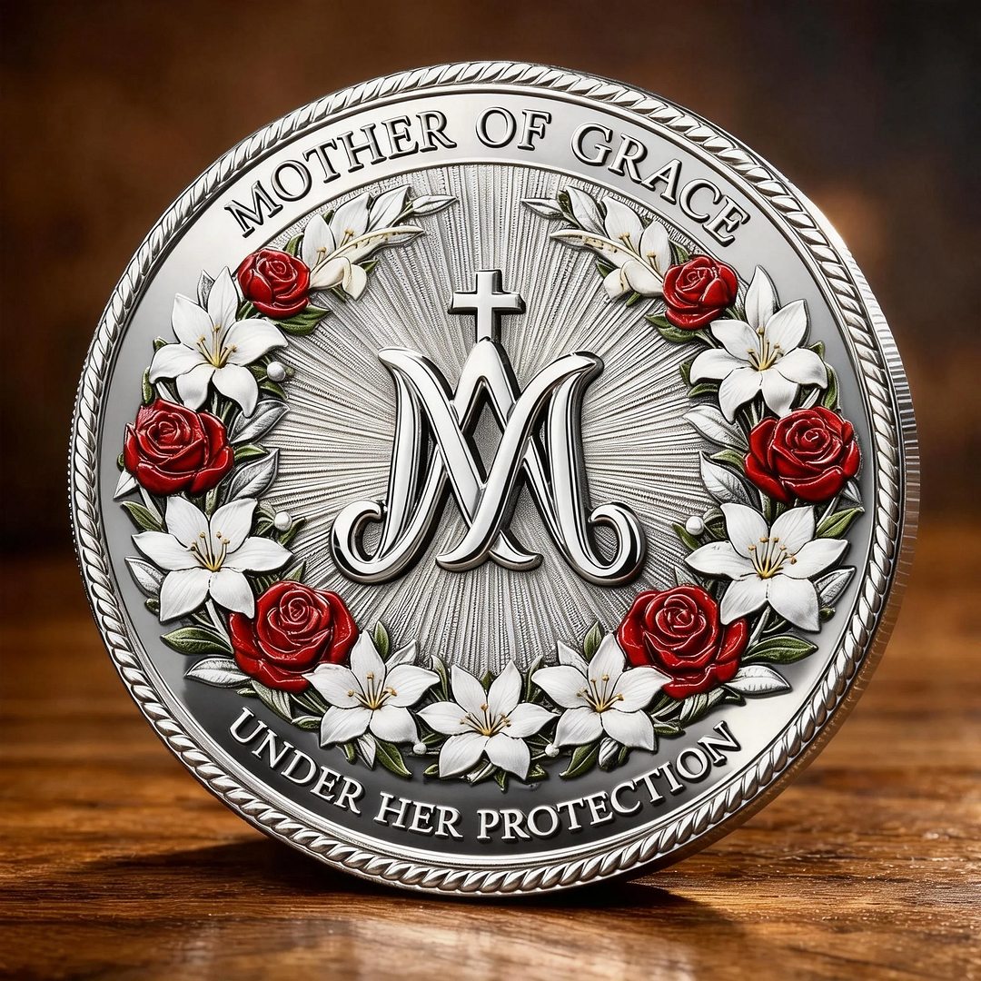 🌹 Holy Mother – Under Her Protection A Devotional Commemorative Coin of Love & Grace