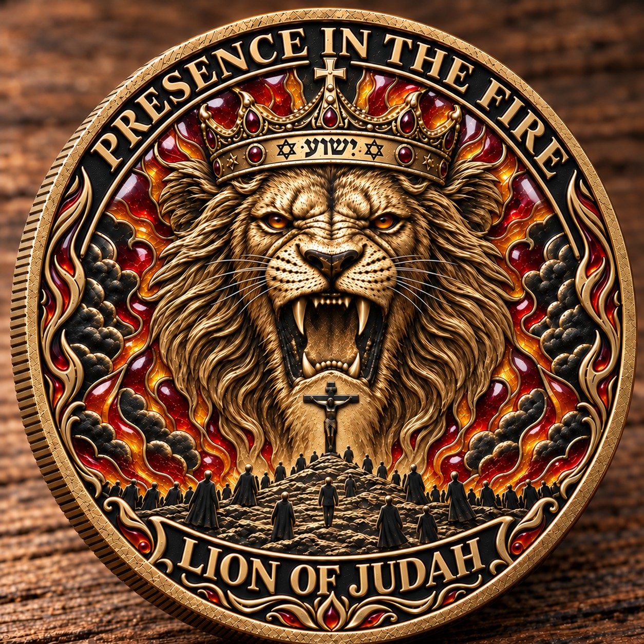 Lion of Judah Presence in the Fire Commemorative Coin