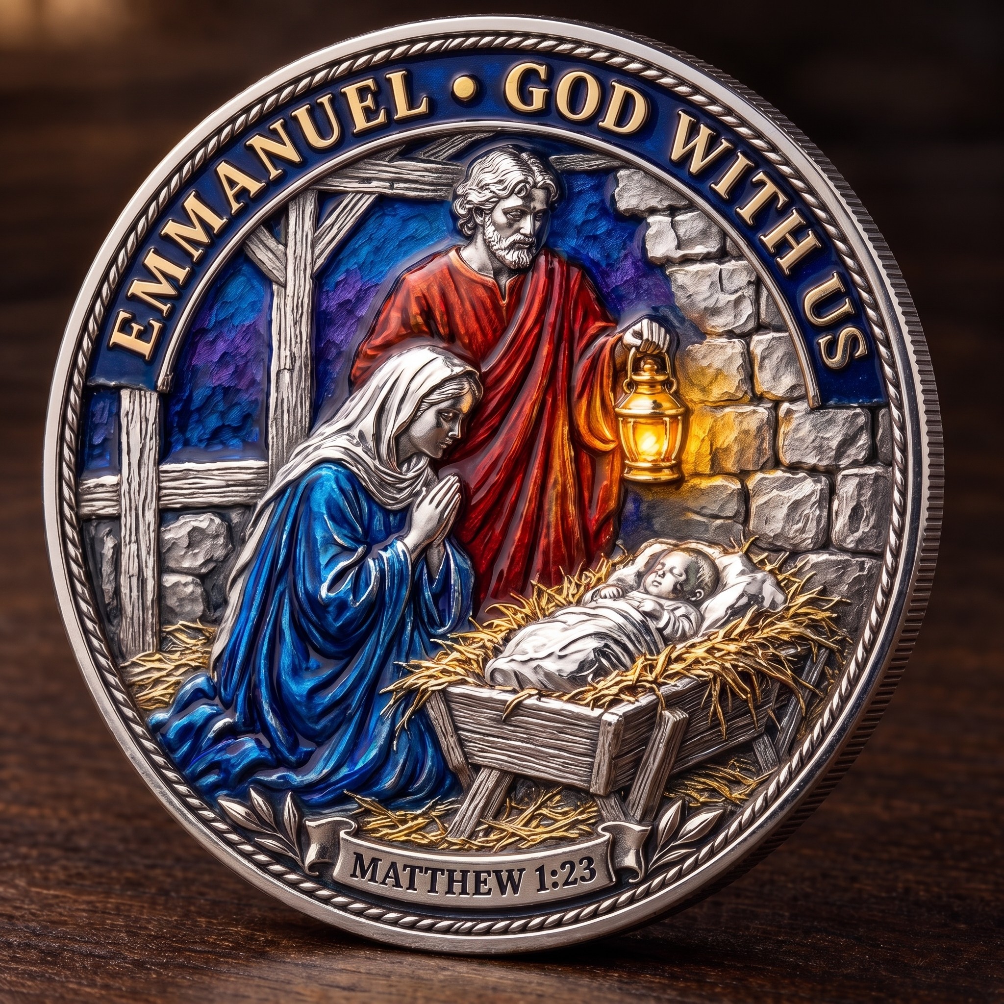 A Savior Is Born Christmas Commemorative Coin