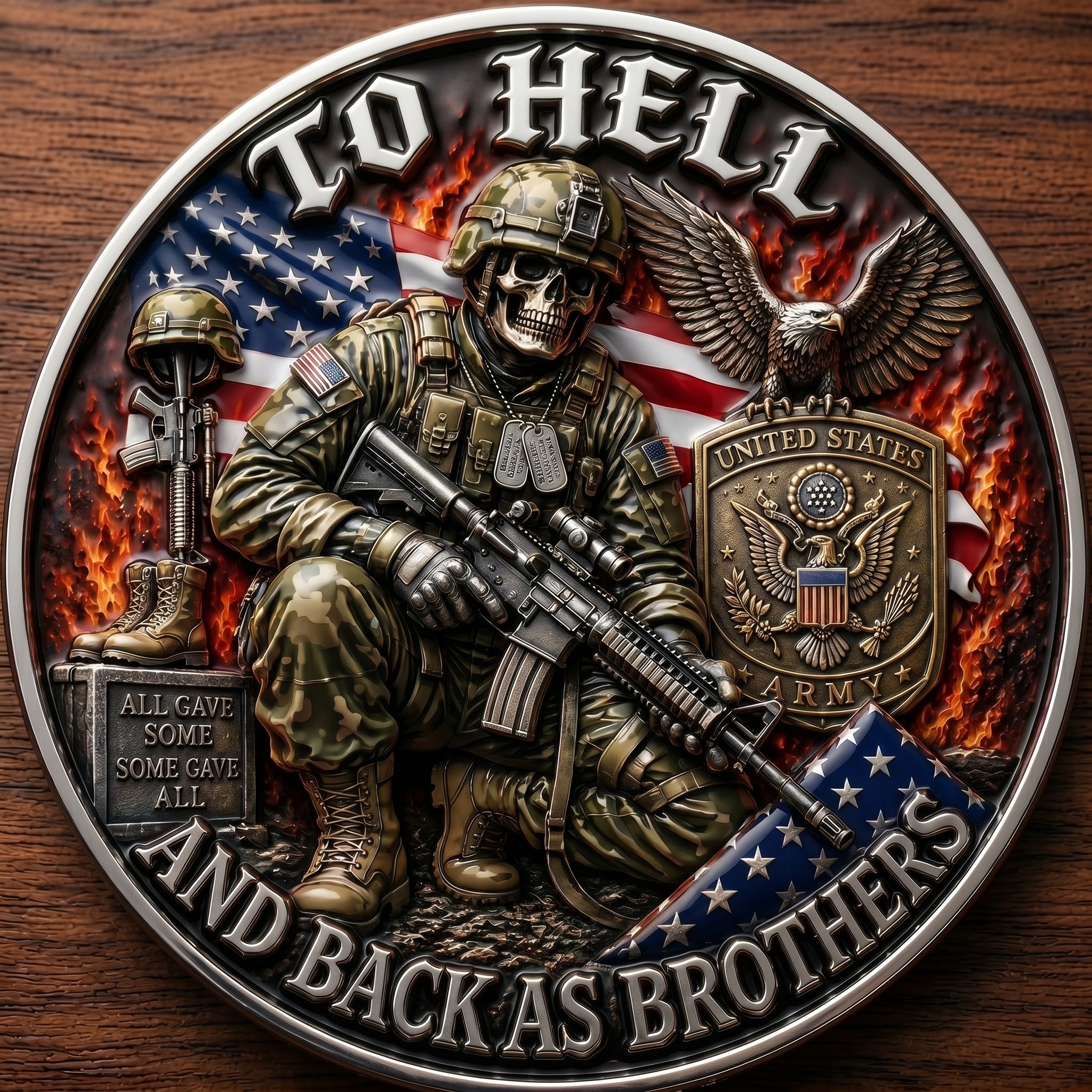 Brothers in Arms Veteran Challenge Coin 🇺🇸🪖