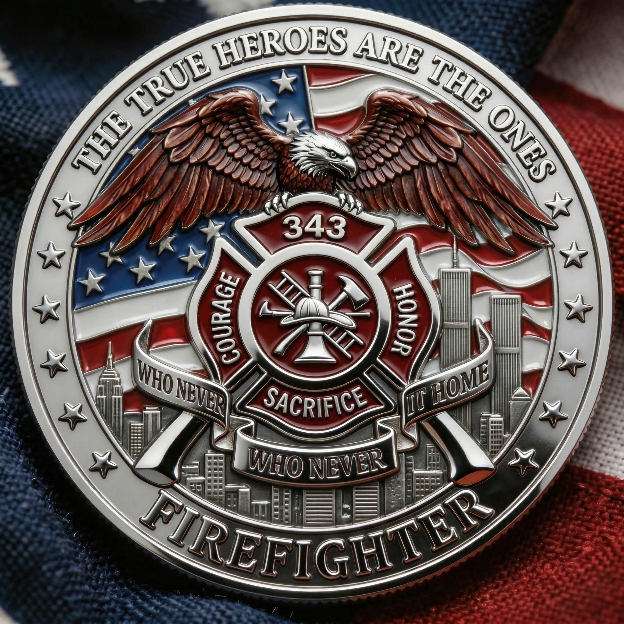 🕯️🙏9/11 Remembrance Coin – 25th Anniversary Tribute Edition 