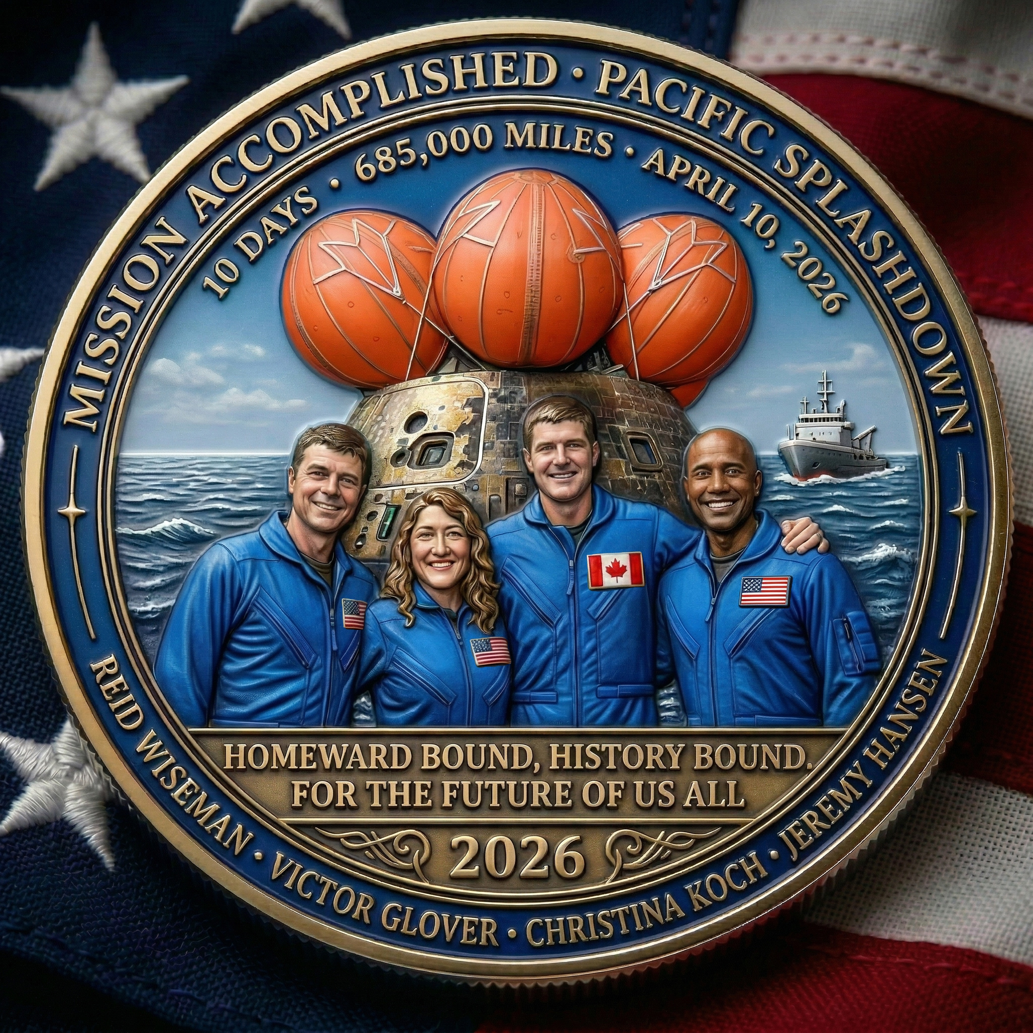 ★Artemis II Legacy Challenge Coin