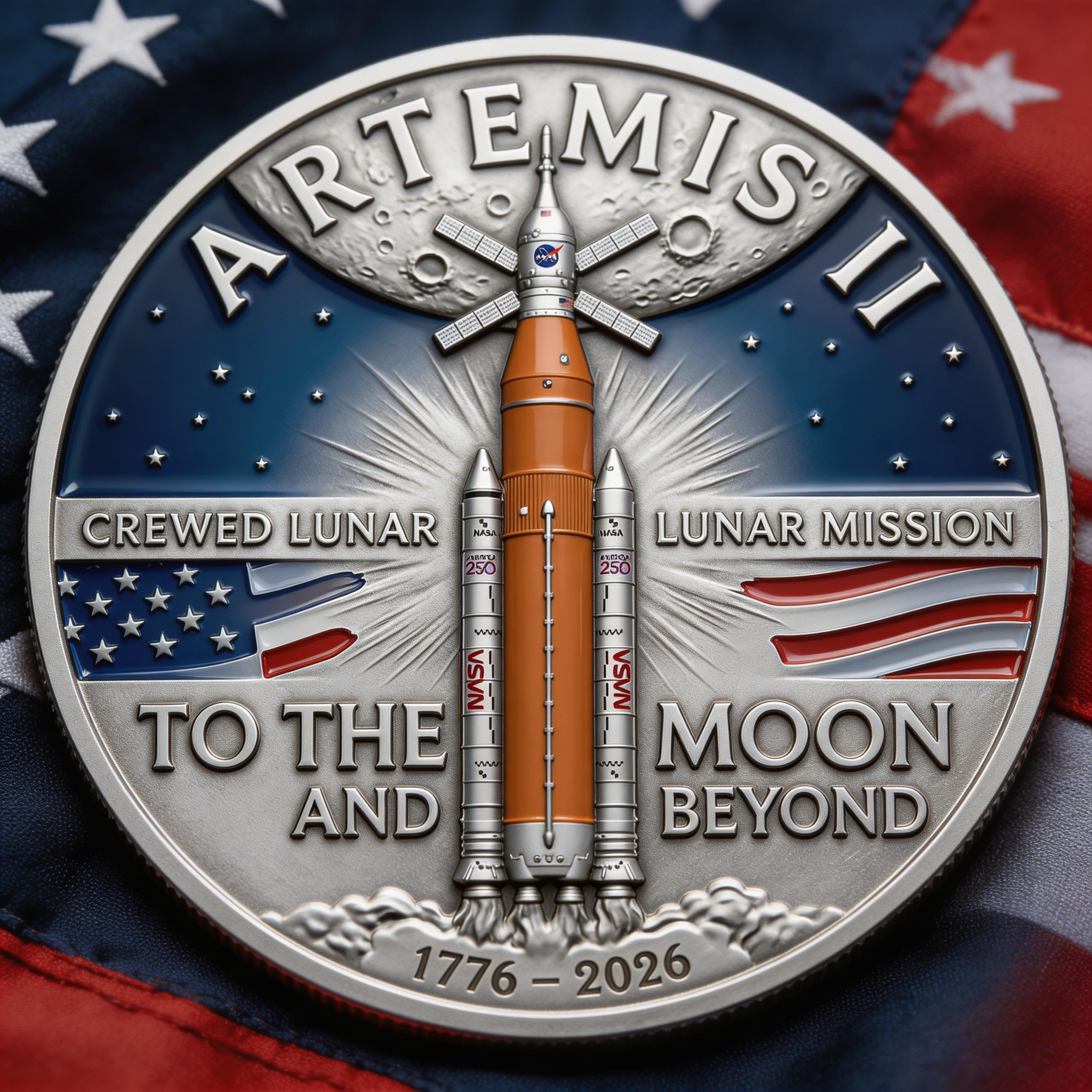⚡️250th Anniversary 49% OFF - Artemis II Lunar Legacy Commemorative Coin 🚀
