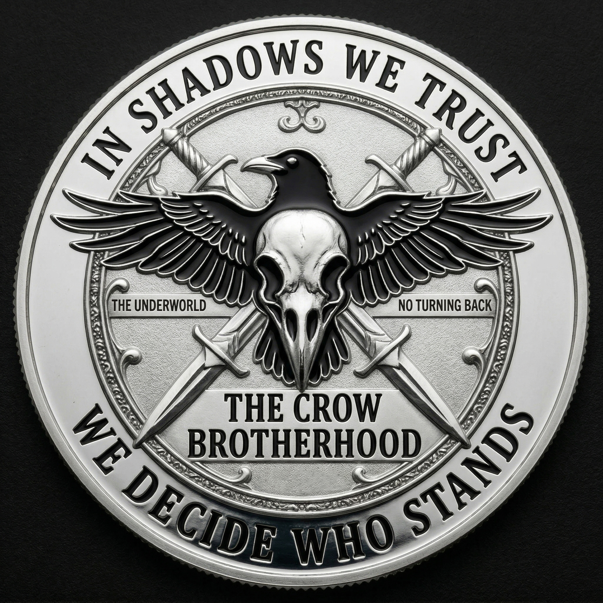 🖤Crow Brotherhood Loyalty Challenge Coin