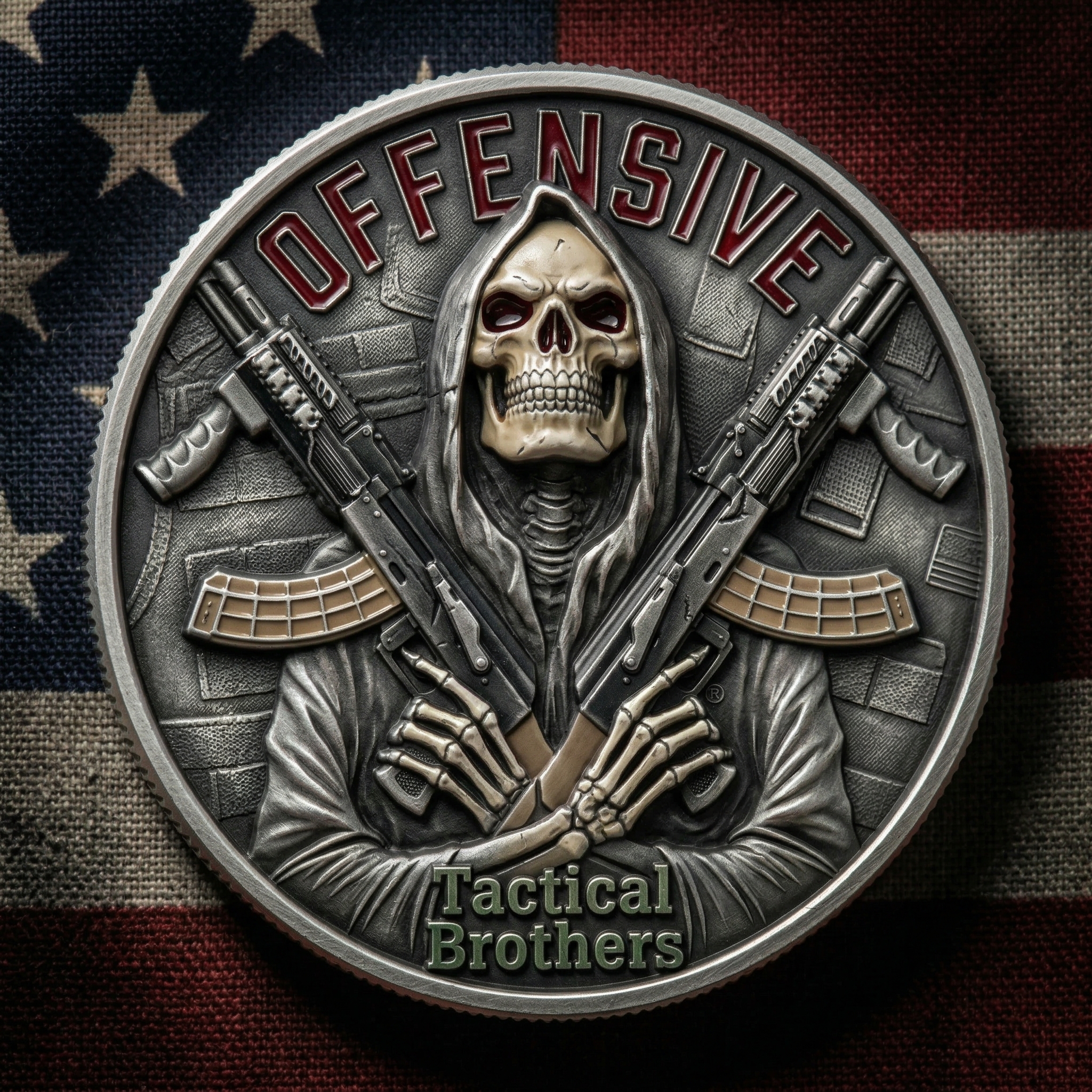 Tactical Brotherhood Warrior Challenge Coin